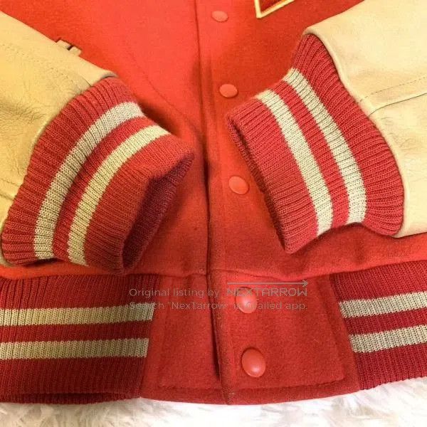 Other Dog House Baseball Jacket Cow Leather Sleeves. Size US M / EU 48-50 / 2 - 4 Thumbnail