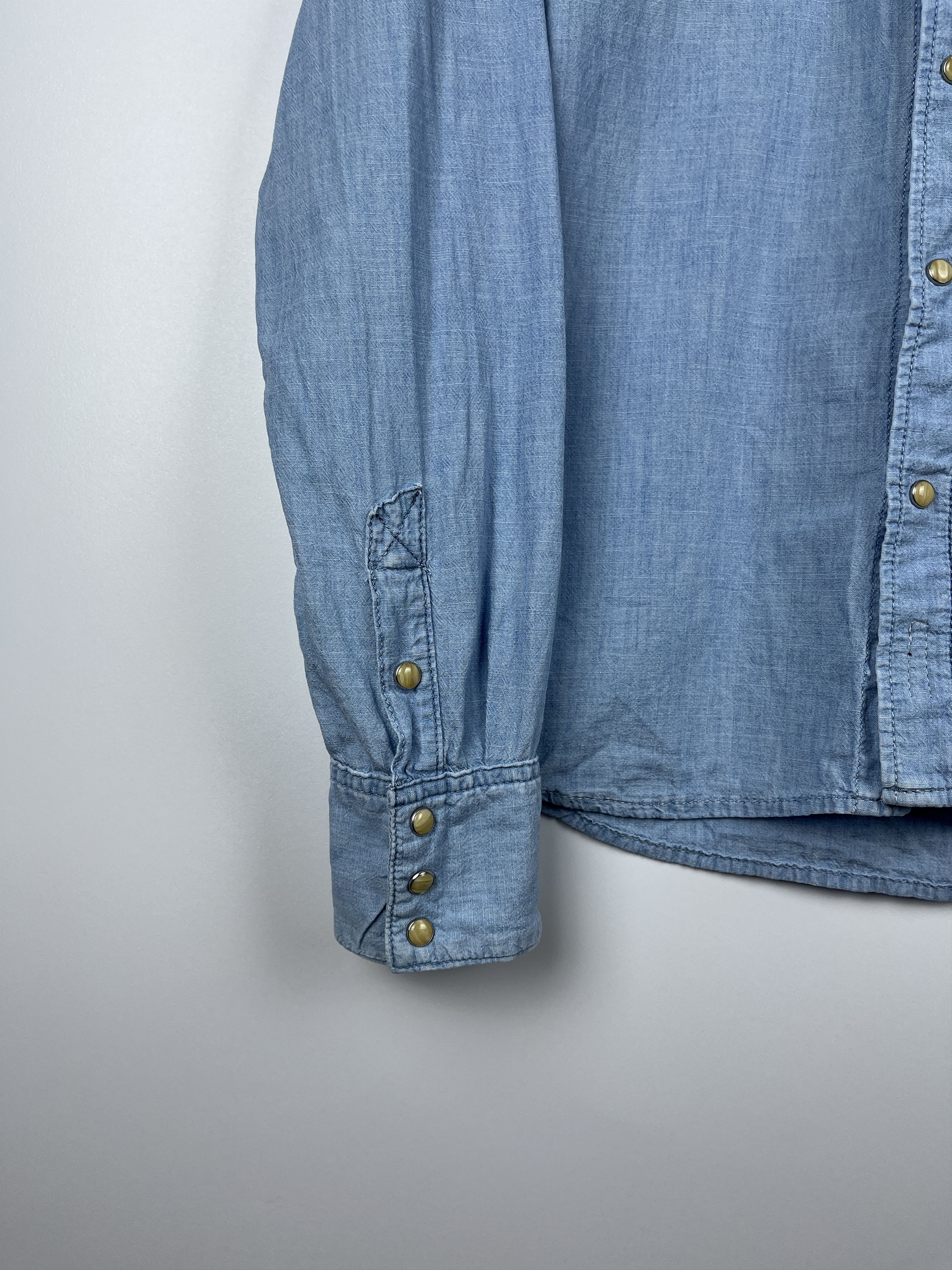 Nudie Jeans Nudie Jeans Jonis Denim Shirt Pearl Snap Button Size US M / EU 48-50 / 2 - 9 Thumbnail