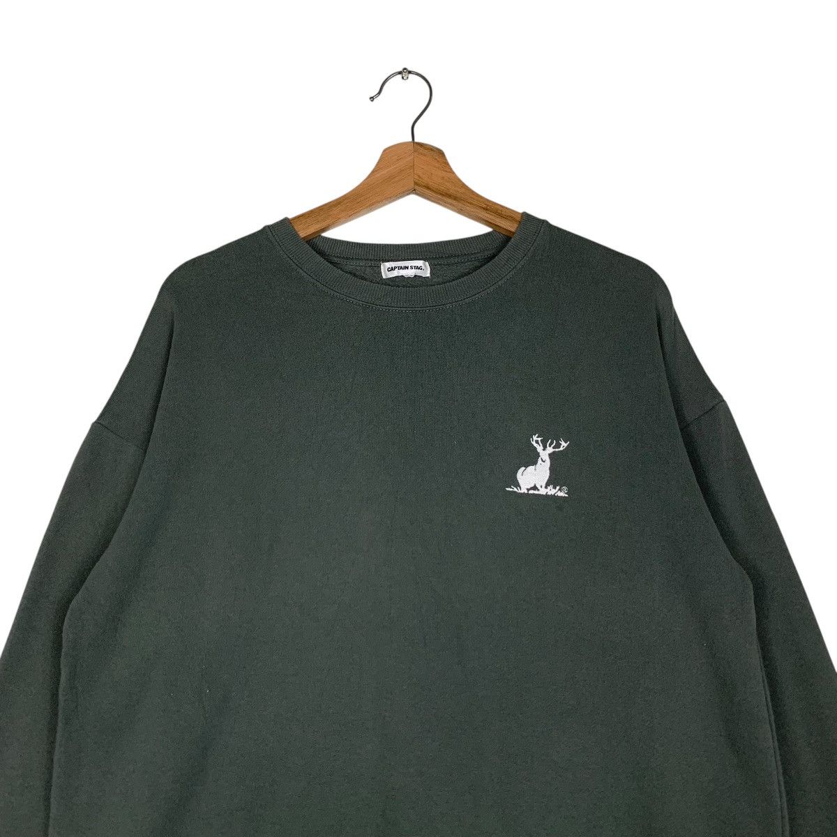 Japanese Brand CAPTAIN STAG Graphics Printed Youth Sweatshirt #1496-C67 Size US S / EU 44-46 / 1 - 4 Thumbnail