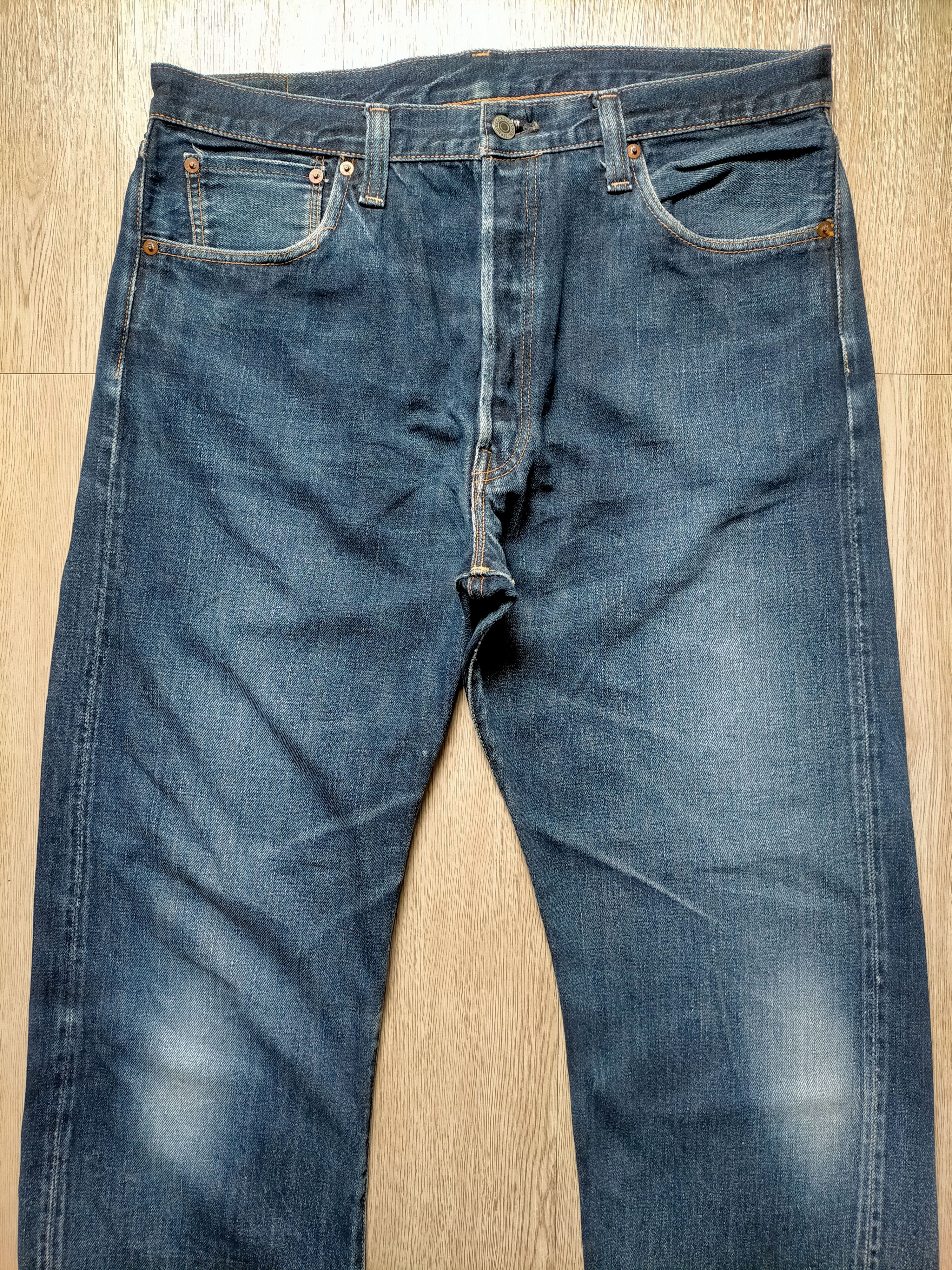 Levi's Vintage Clothing Vintage Levis 501xx Big E Selvedge Jeans Size US 35 - 3 Thumbnail