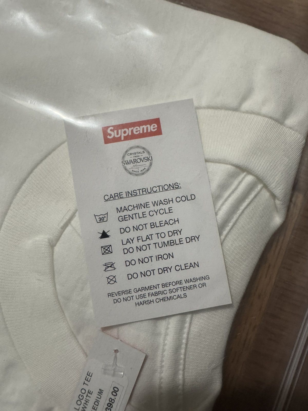 Supreme × Swarovski Supreme Swarovski Box Logo Tee 25th Anniversary Size US M / EU 48-50 / 2 - 3 Thumbnail