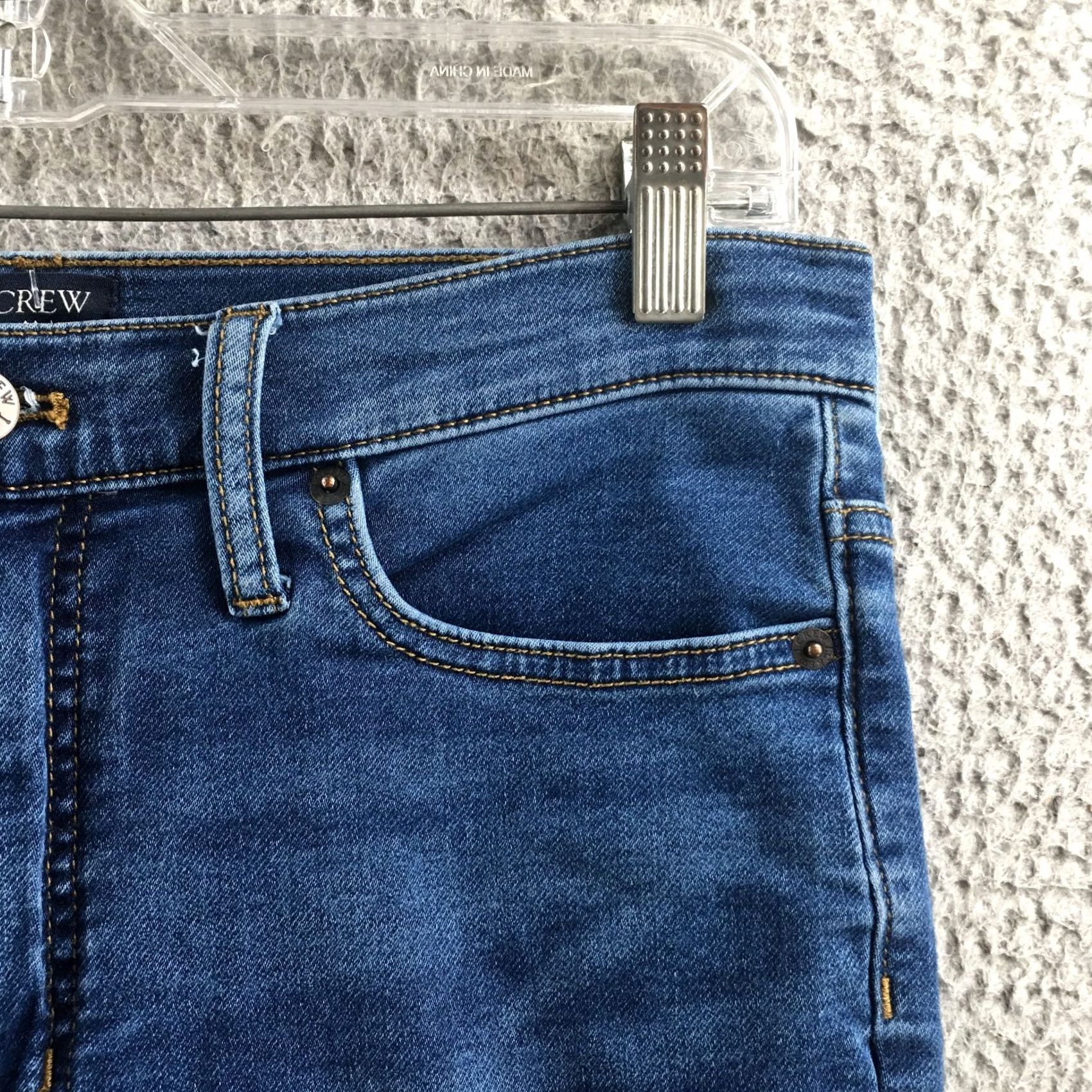 J.Crew J.Crew Skinny Jeans Womens 30 Mid Rise Medium Blue Zip Fly Stretch Denim Casual Size 30" / US 8 / IT 44 - 4 Thumbnail