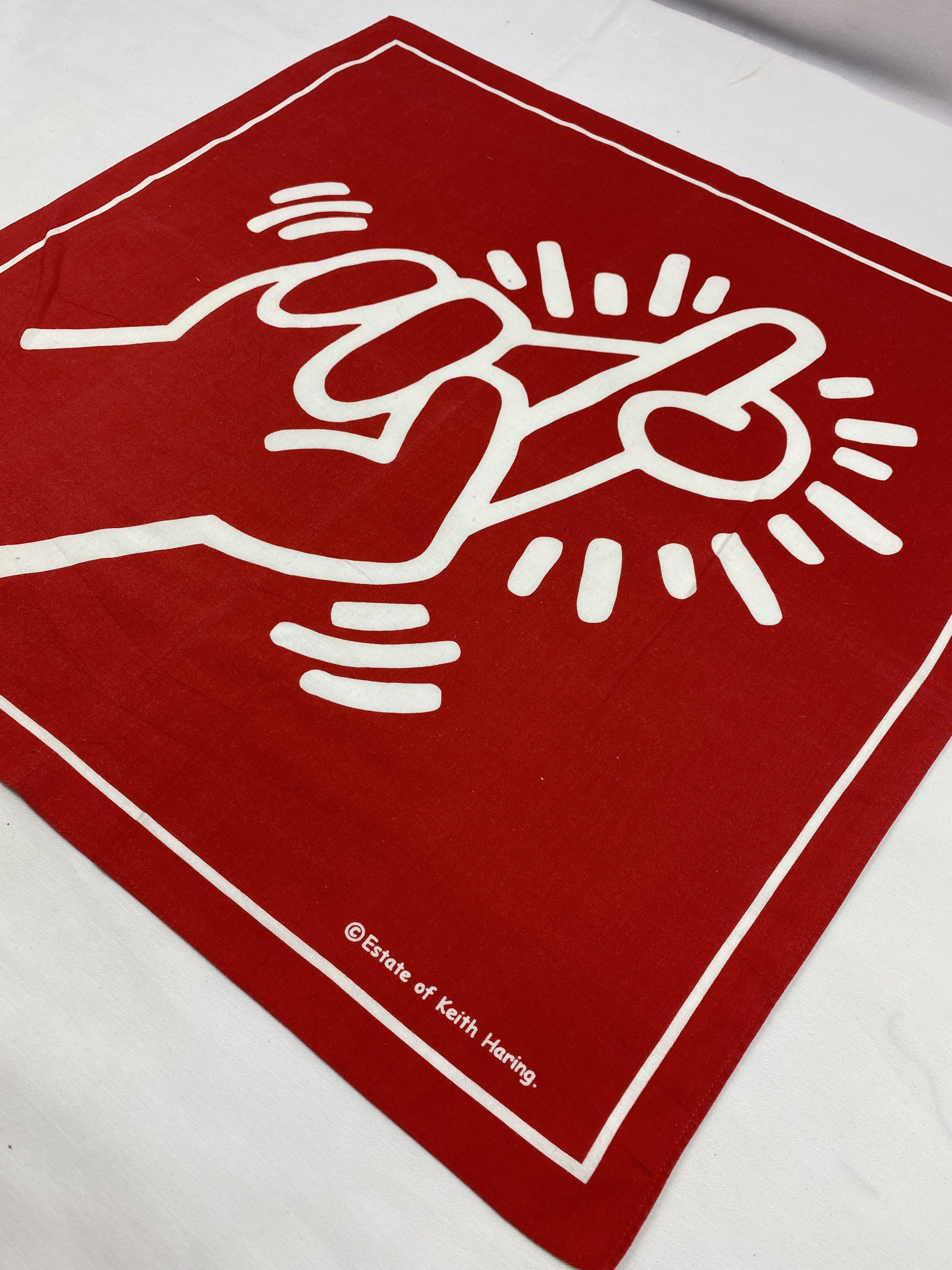 Keith Haring Keith Haring Handkerchief / Bandana / Neckerchief Size ONE SIZE - 4 Thumbnail