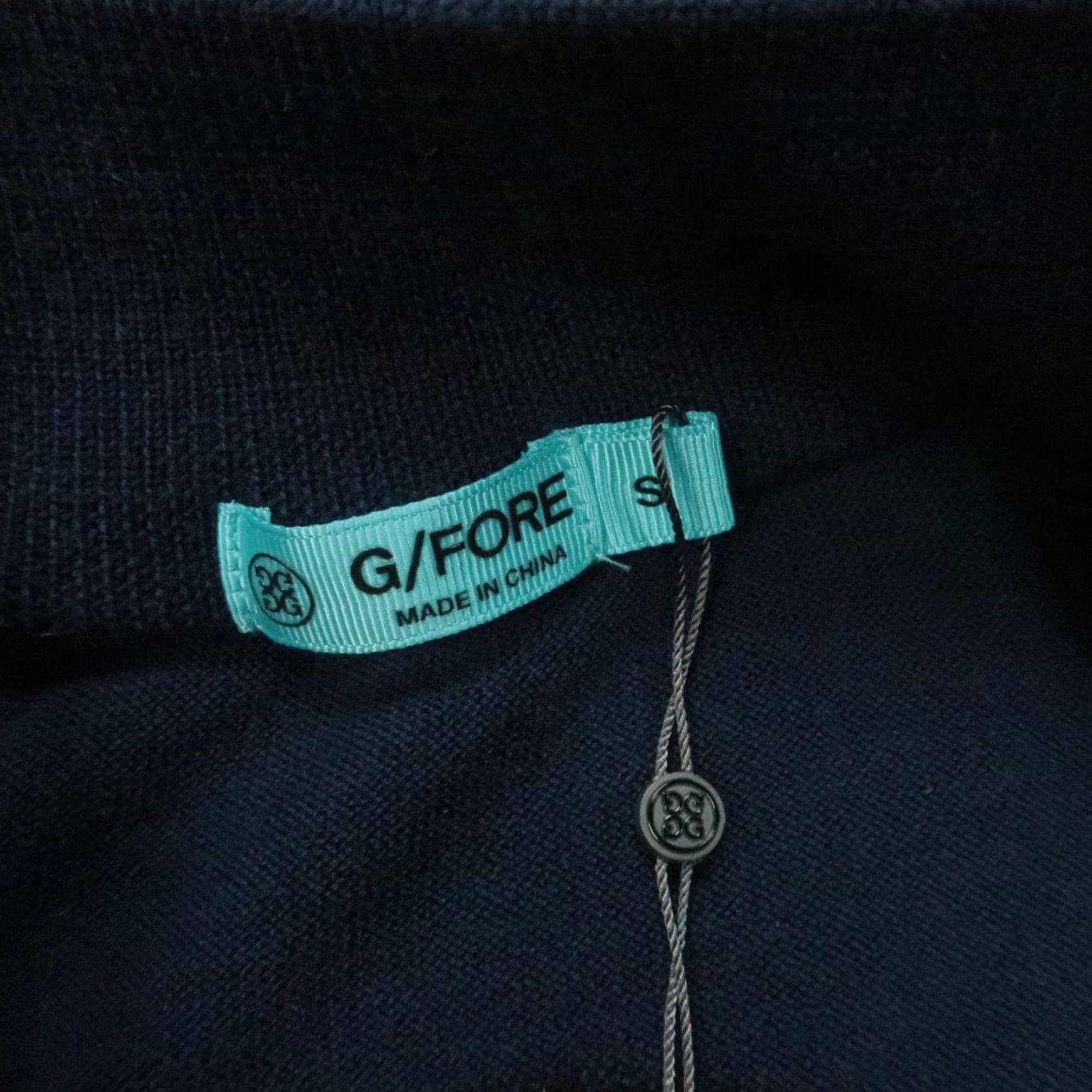 G/FORE G/Fore Vest Mens Small Blue Wool Blend Full Zip Pockets Lined NWT Performance Golf Jacket Vest Size US S / EU 44-46 / 1 - 3 Thumbnail