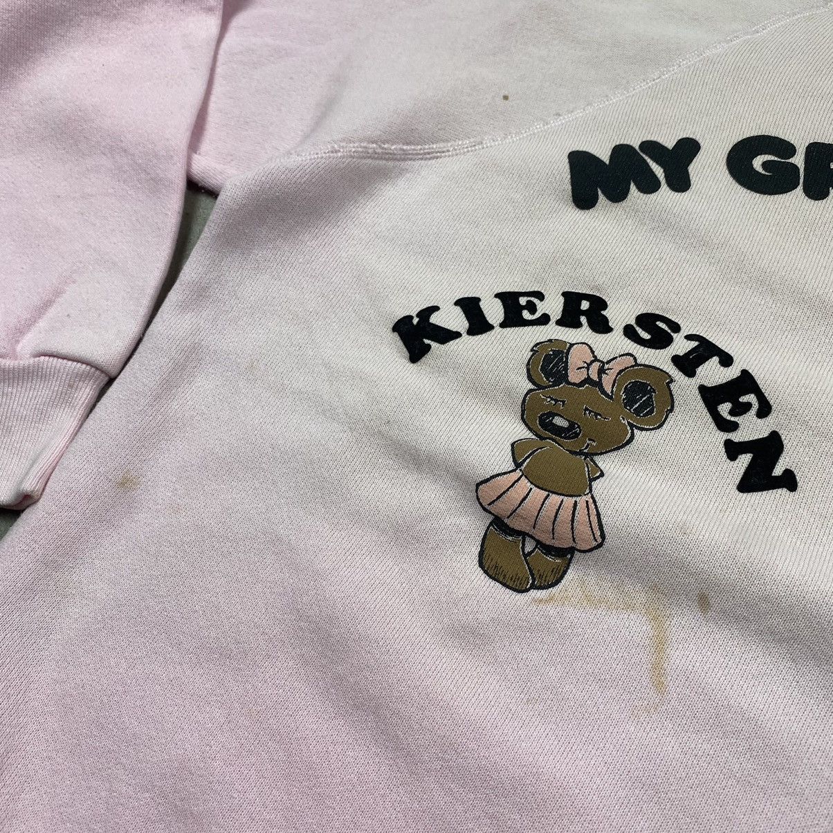 Hanes × Vintage Rare 80s Grandkids Bear Graphic Art Crewneck Size US S / EU 44-46 / 1 - 5 Thumbnail
