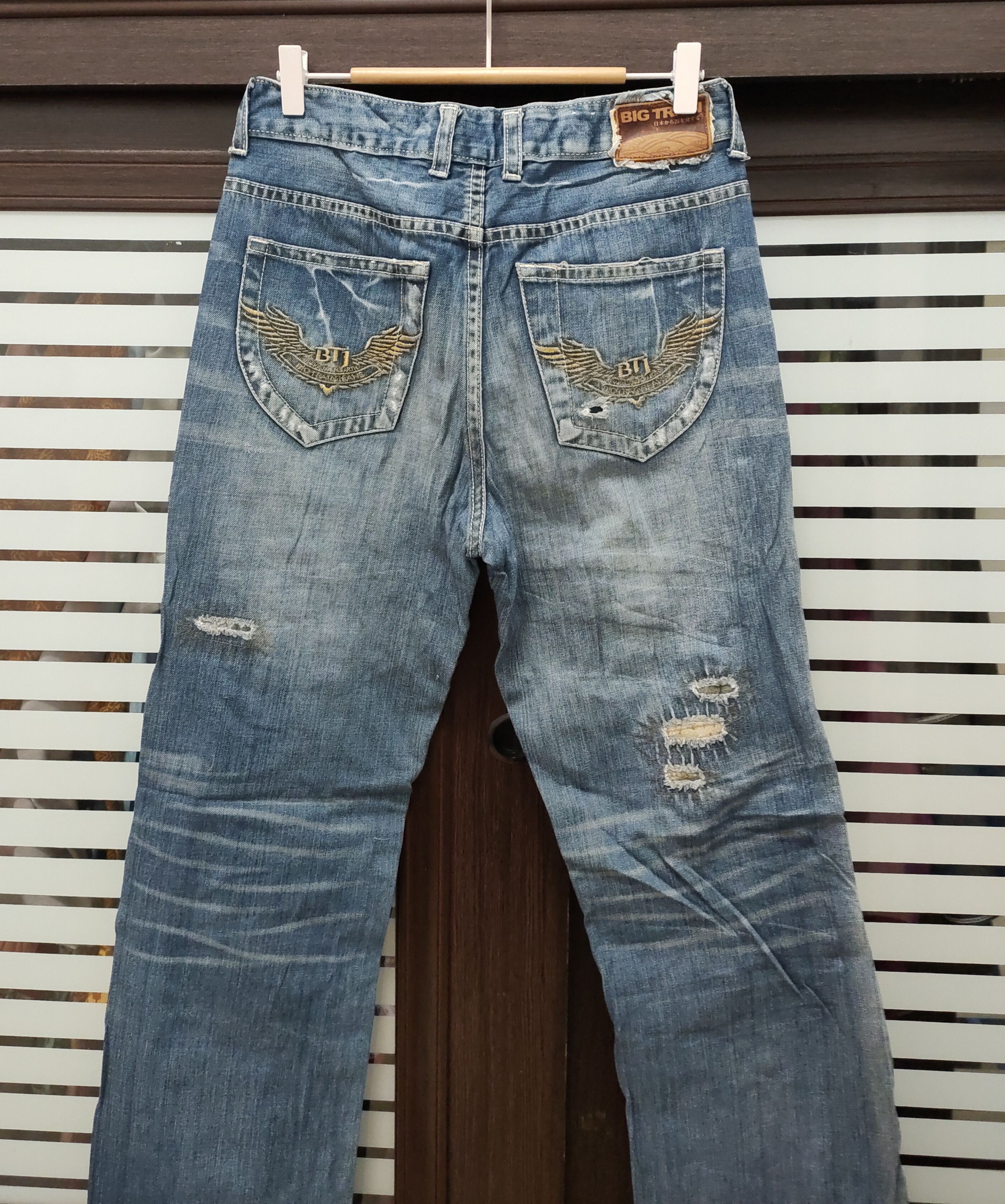 Japanese Brand 💥Japanese Brand Distressed Osaka Big Train 💥 Size US 30 / EU 46 - 8 Thumbnail