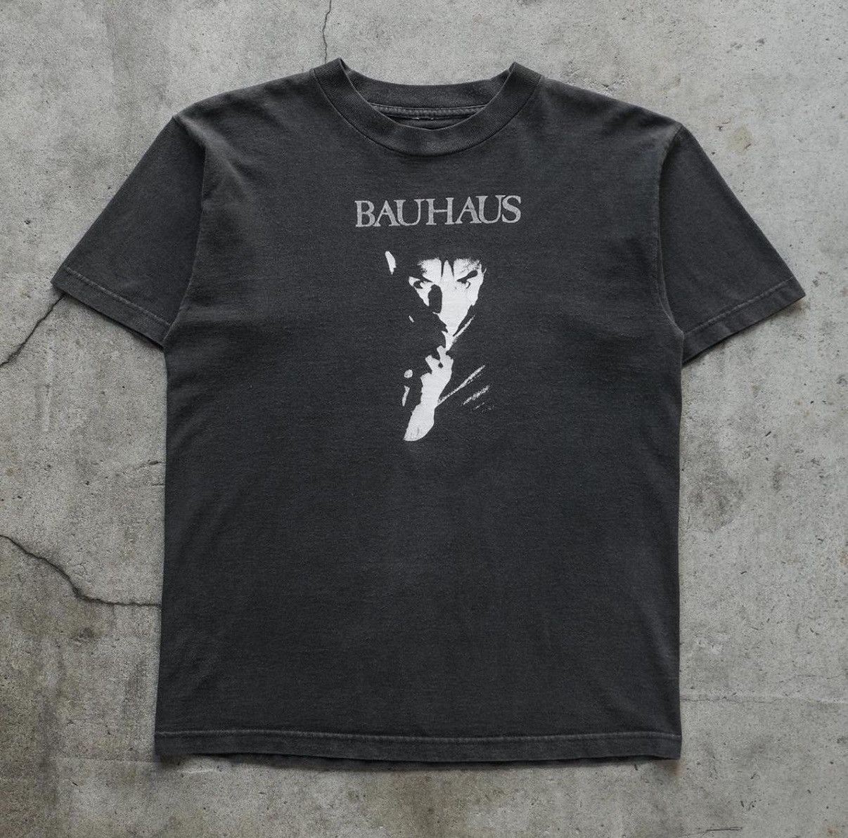 BAUHAUS 1990 VINTAGE GRAY T-SHIRT