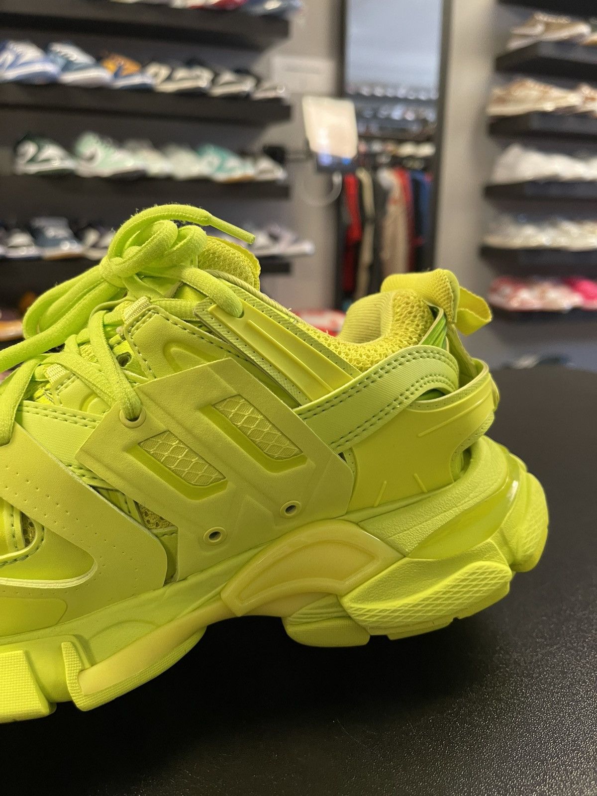Balenciaga Size 6 - Balenciaga Track Trainer Lime Size US 6 / IT 36 - 6 Thumbnail