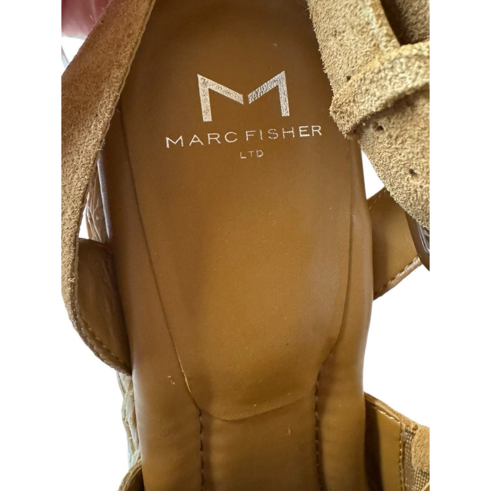 Marc Fisher Marc Fisher Suede Leather Wedge Espadrille Sandals Tiny Flaw Size US 10 / IT 40 - 9 Thumbnail