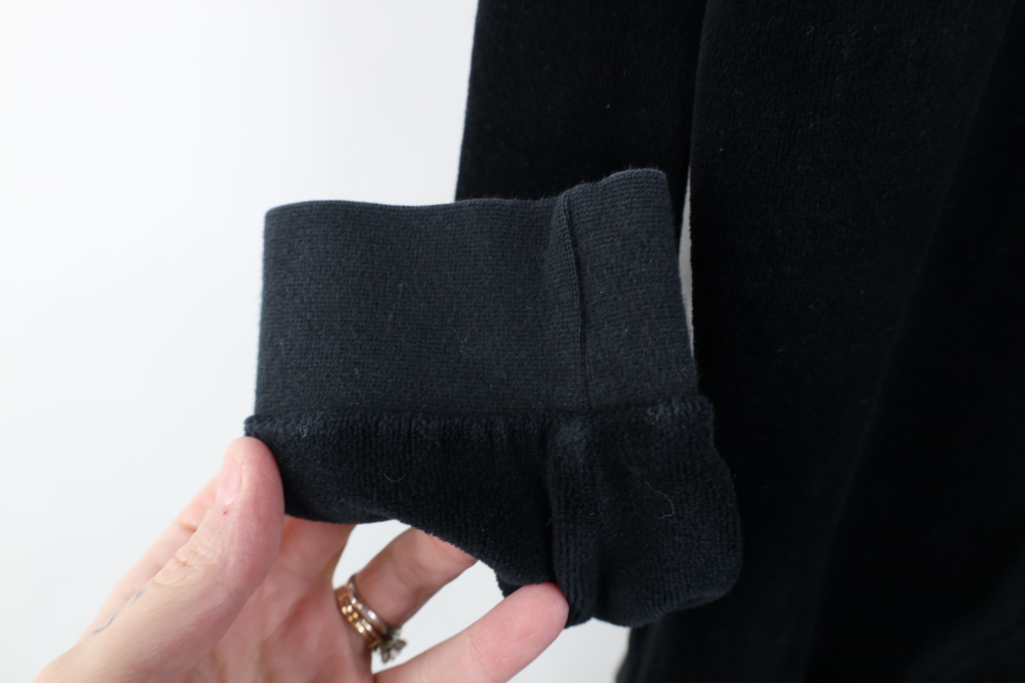 Juicy Couture Vintage 90s Y2K Juicy Couture Velour Zip Hoodie Black Size L / US 10 / IT 46 - 7 Thumbnail