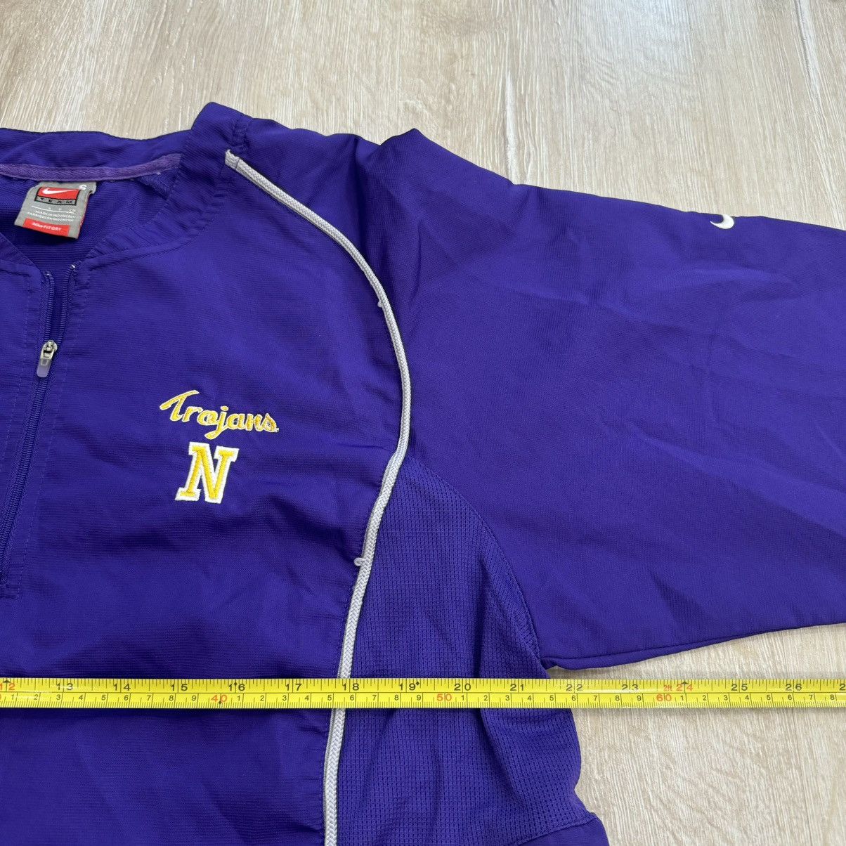 Vintage Nike Authentic Team Shirt Trojans Pullover Storm Jacket S Size US S / EU 44-46 / 1 - 4 Thumbnail