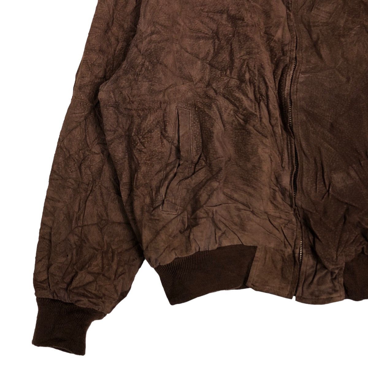 Japanese Brand 🔥Vtg Bomber Leather Jacket Uniqlo Japan Issey Miyake Size US L / EU 52-54 / 3 - 4 Thumbnail