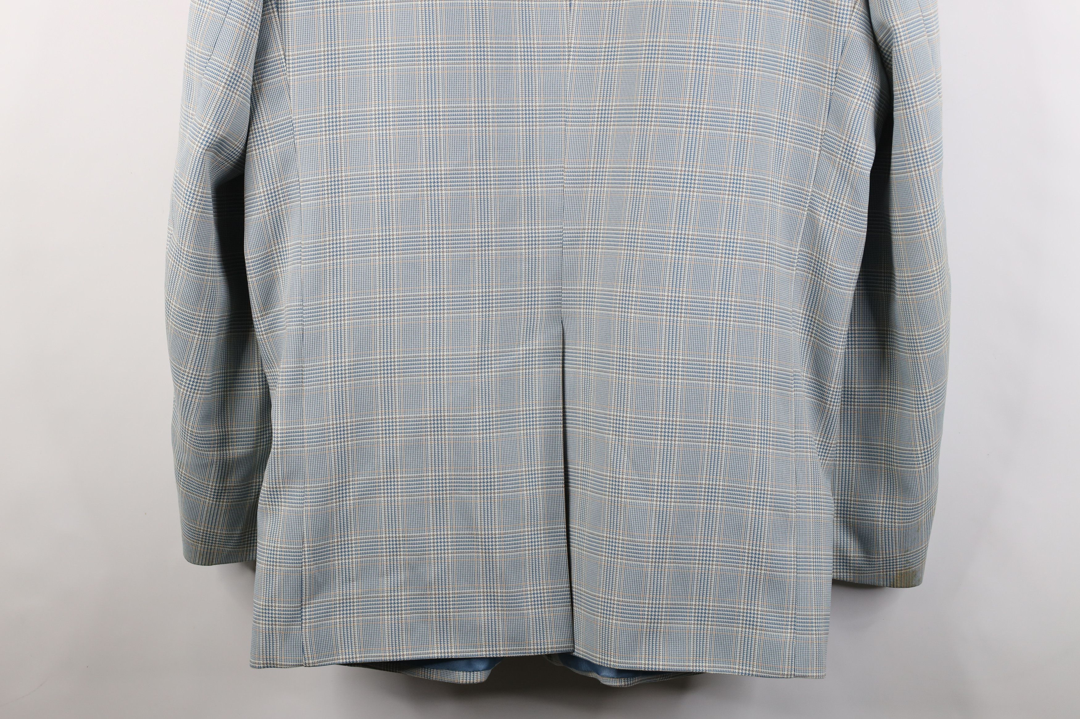 Vintage Vintage 90s Streetwear Plaid Knit Suit Coat Blazer Jacket Size US XXL / EU 58 / 5 - 15 Thumbnail