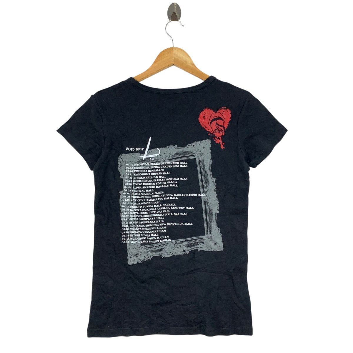 Japanese Brand ACID BLACK CHERRY Japanese Band 2015 Tour Tshirt Size US S / EU 44-46 / 1 - 4 Thumbnail