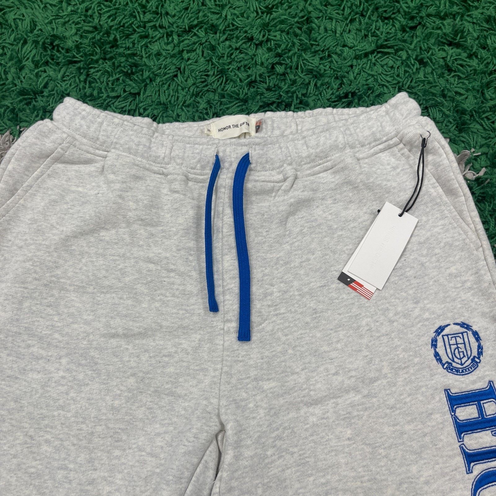 Honor the Gift New Honor the Gift Studio Sweat Shorts Bone Blue Medium Size US 32 / EU 48 - 2 Thumbnail