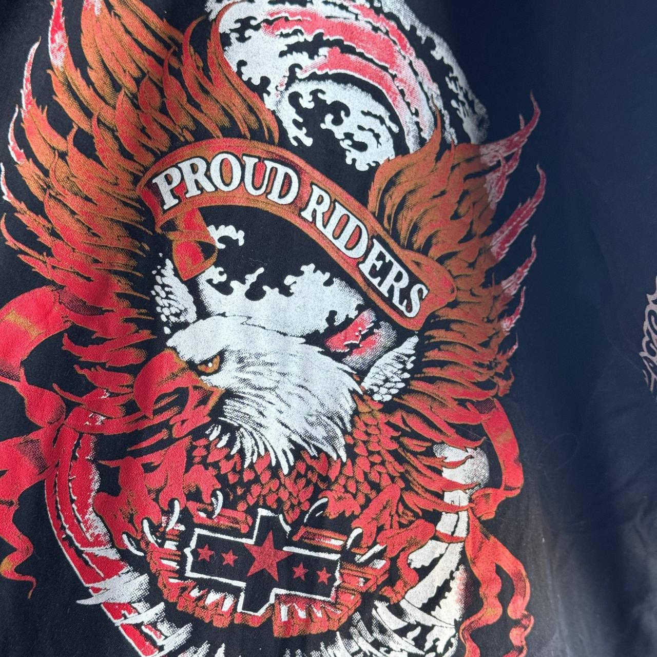 Harley Davidson Crazy Harley Moto Racing Eagle Flames Y2K Streetwear Shirt Size US L / EU 52-54 / 3 - 4 Thumbnail