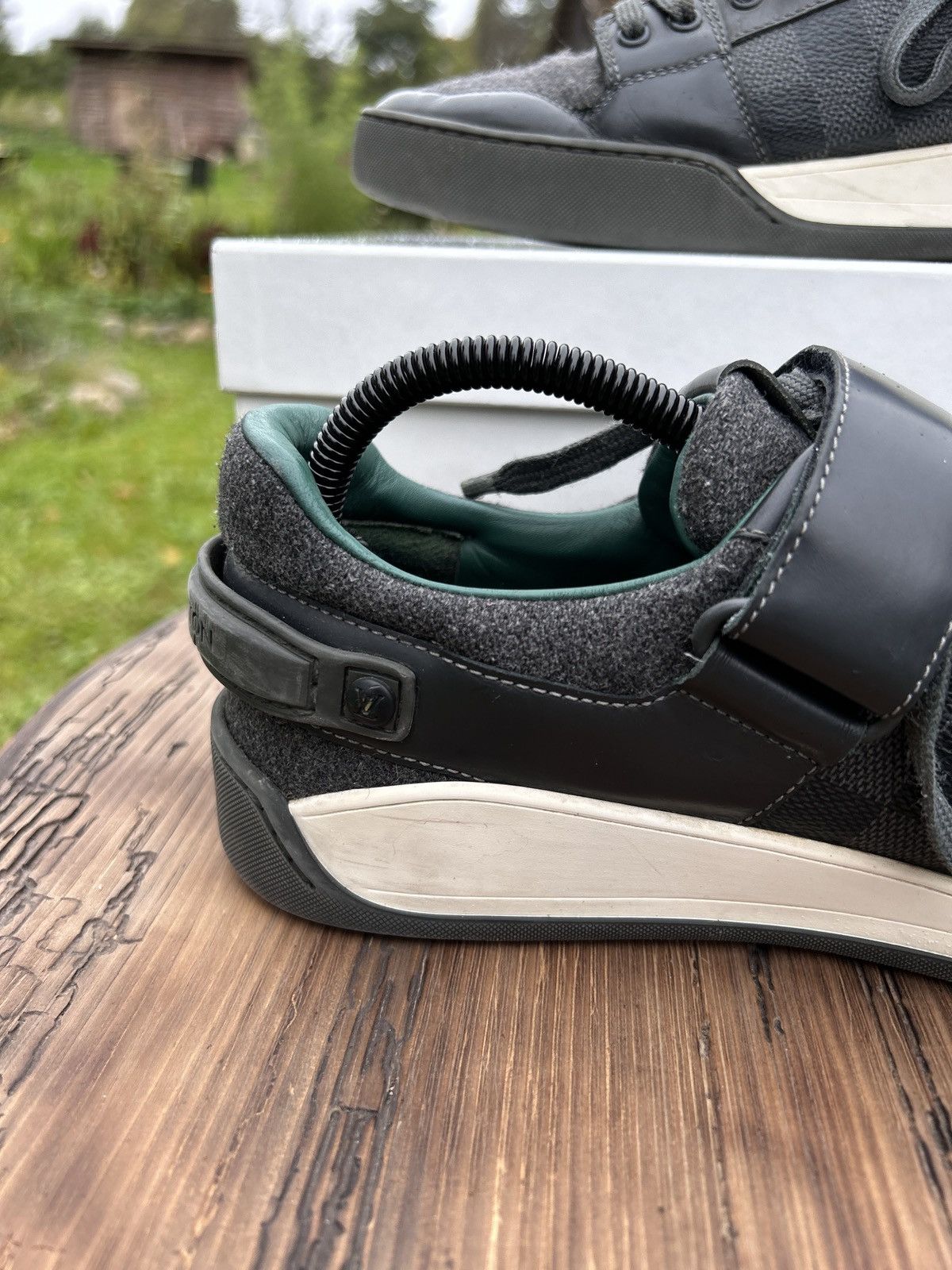 Louis Vuitton Louis Vuitton Elliptic Damier Graphite Low Top Sneakers Size US 7.5 / EU 40-41 - 13 Thumbnail