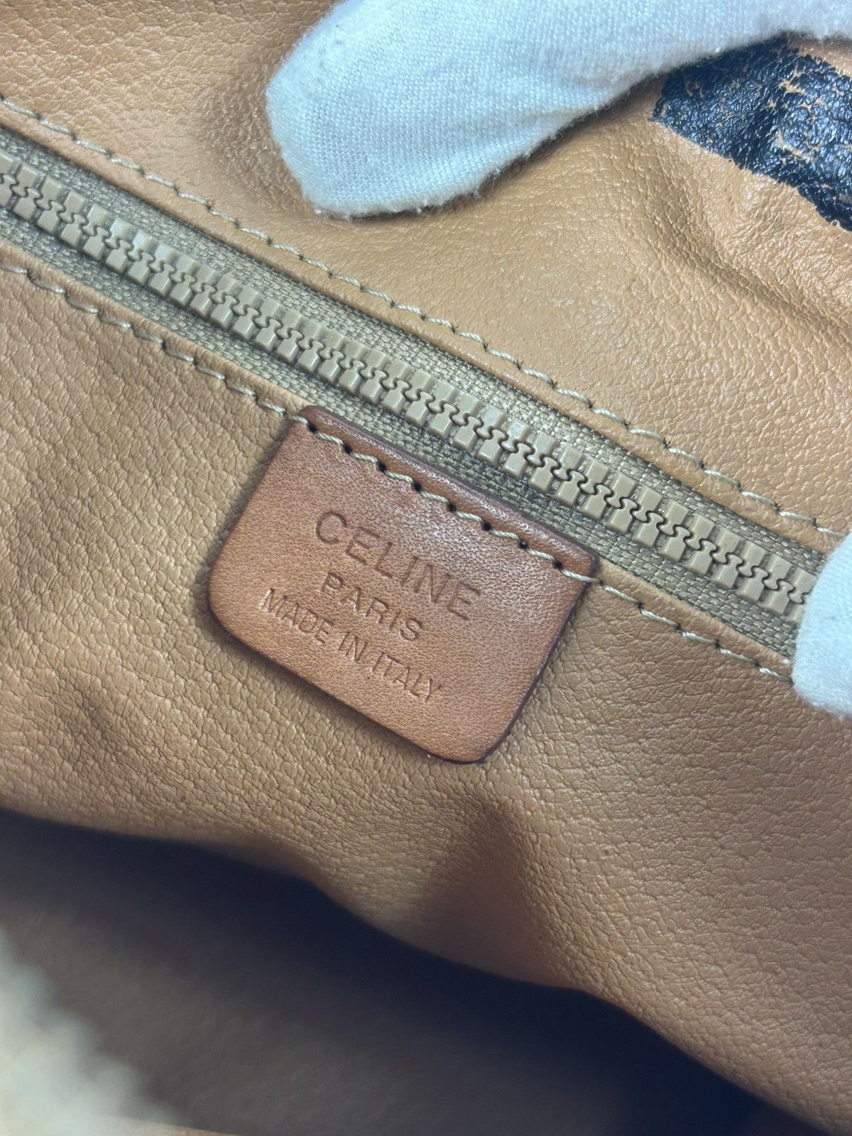 Celine Celine Macadam Leather Hand Bag Size ONE SIZE - 8 Thumbnail