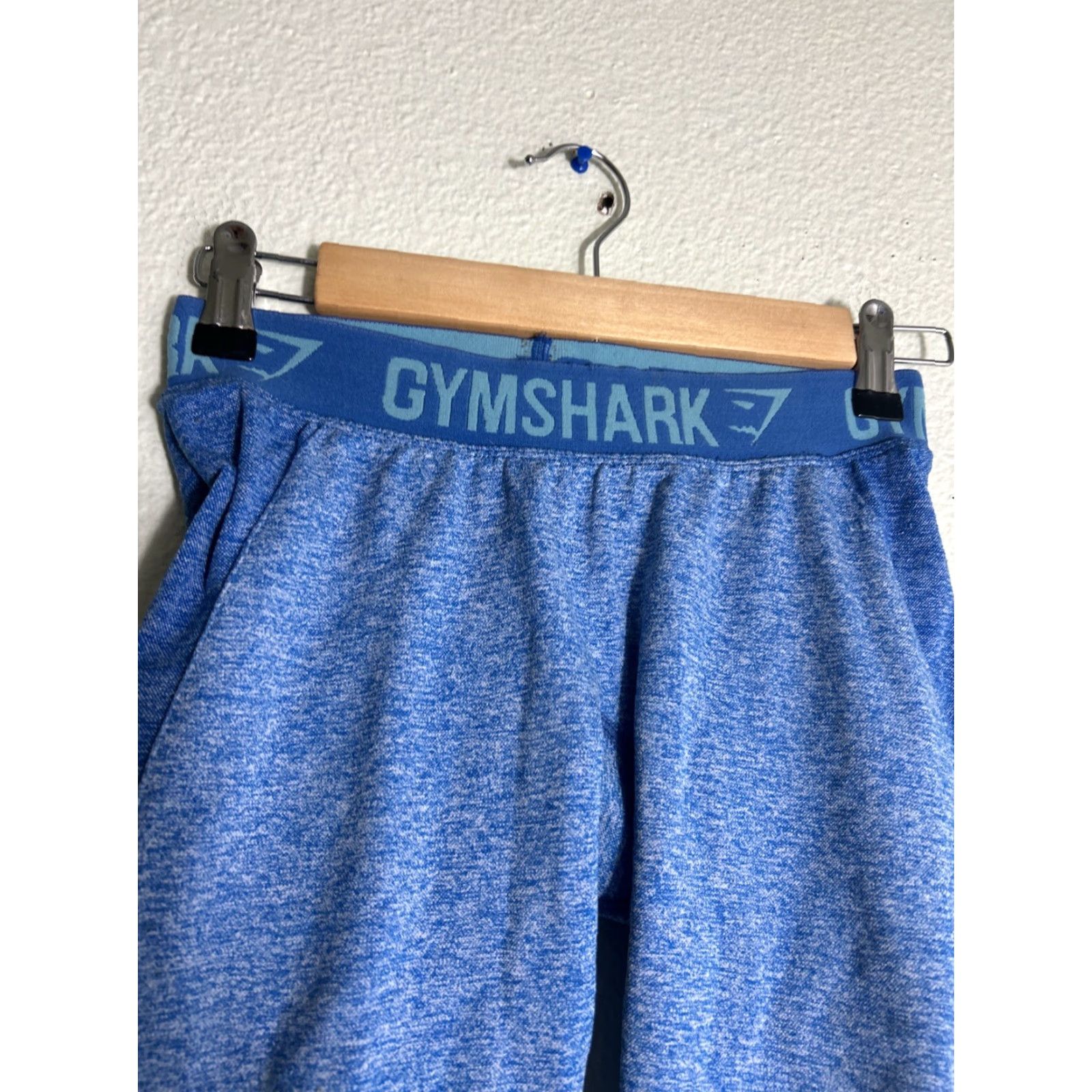 Gymshark Gymshark Dry Leggings Women S Blue Heathered Compression Activewear Yoga Size 28" / US 6 / IT 42 - 4 Thumbnail