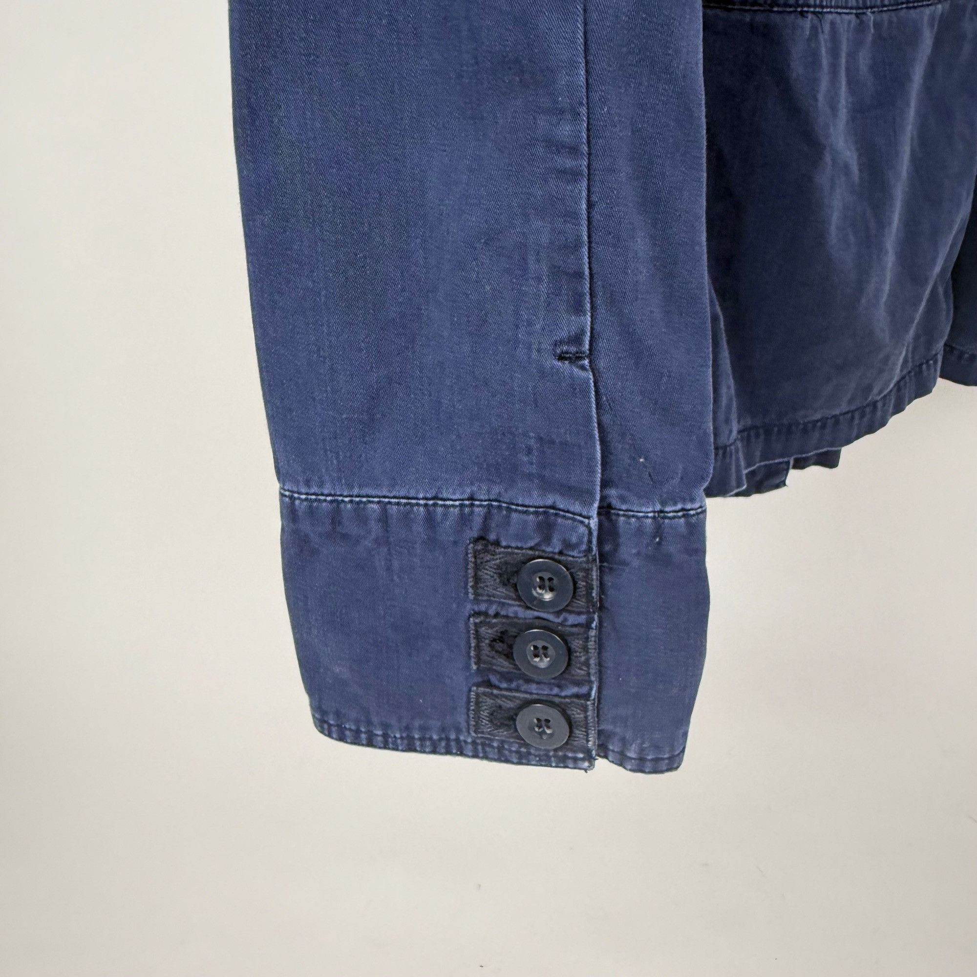 Other Route 66 Women's Blue Utility Jacket Button-Front Lightweigh Size XL / US 12-14 / IT 48-50 - 4 Thumbnail