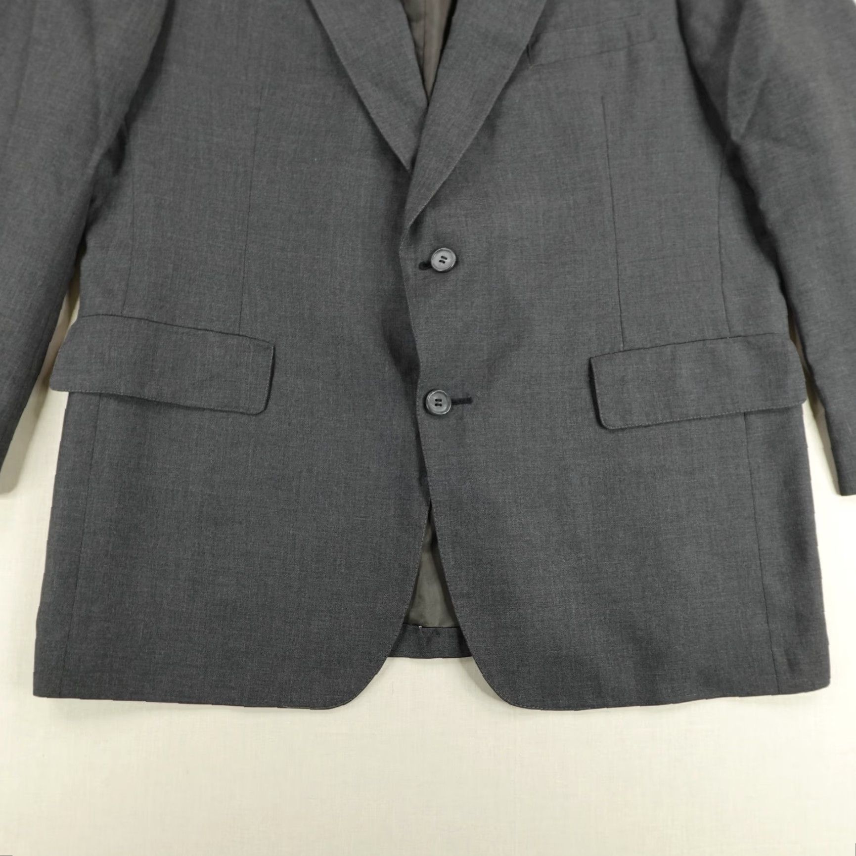 Brooks Brothers VINTAGE Brooks Brothers Blazer Mens 46 Gray Wool Blend Lined Suit Jacket Coat Size 46R - 3 Thumbnail