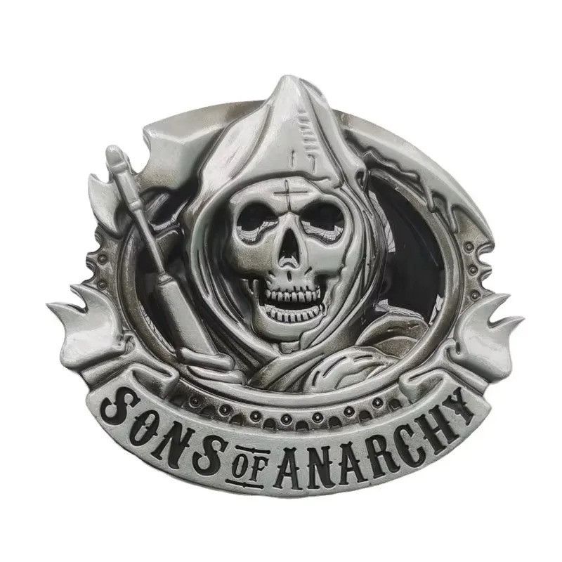 Vintage Skull Belt Buckle Size ONE SIZE - 3 Thumbnail