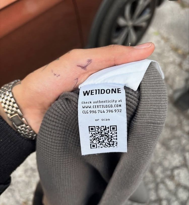 WE11DONE We11done navy basic Size US L / EU 52-54 / 3 - 6 Thumbnail