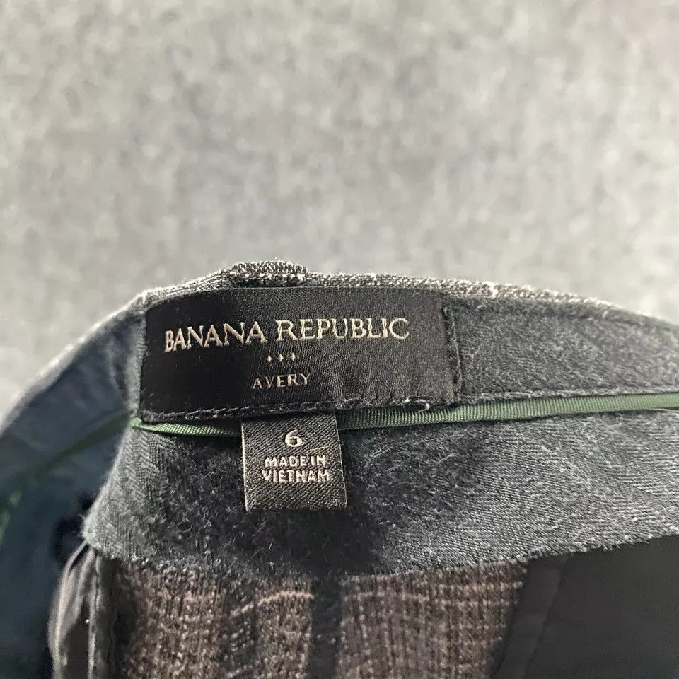 Banana Republic Banana Republic Pants Women's 6 Avery Prince of Wales Size 28" / US 6 / IT 42 - 7 Thumbnail