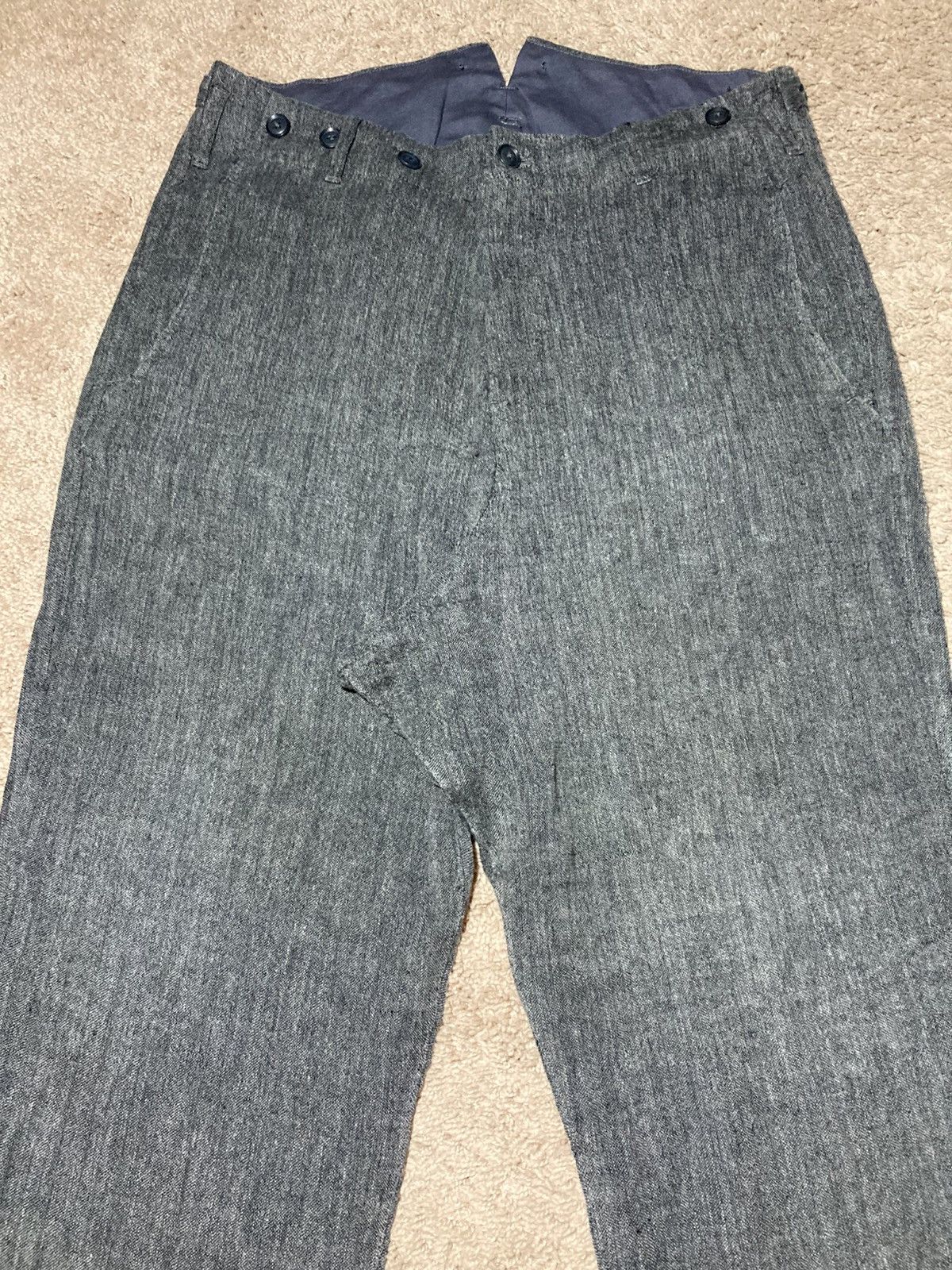 Yohji Yamamoto Sample Yohji Yamamoto Pour Homme Pants Gray Skinny 00s Size US 34 / EU 50 - 5 Thumbnail