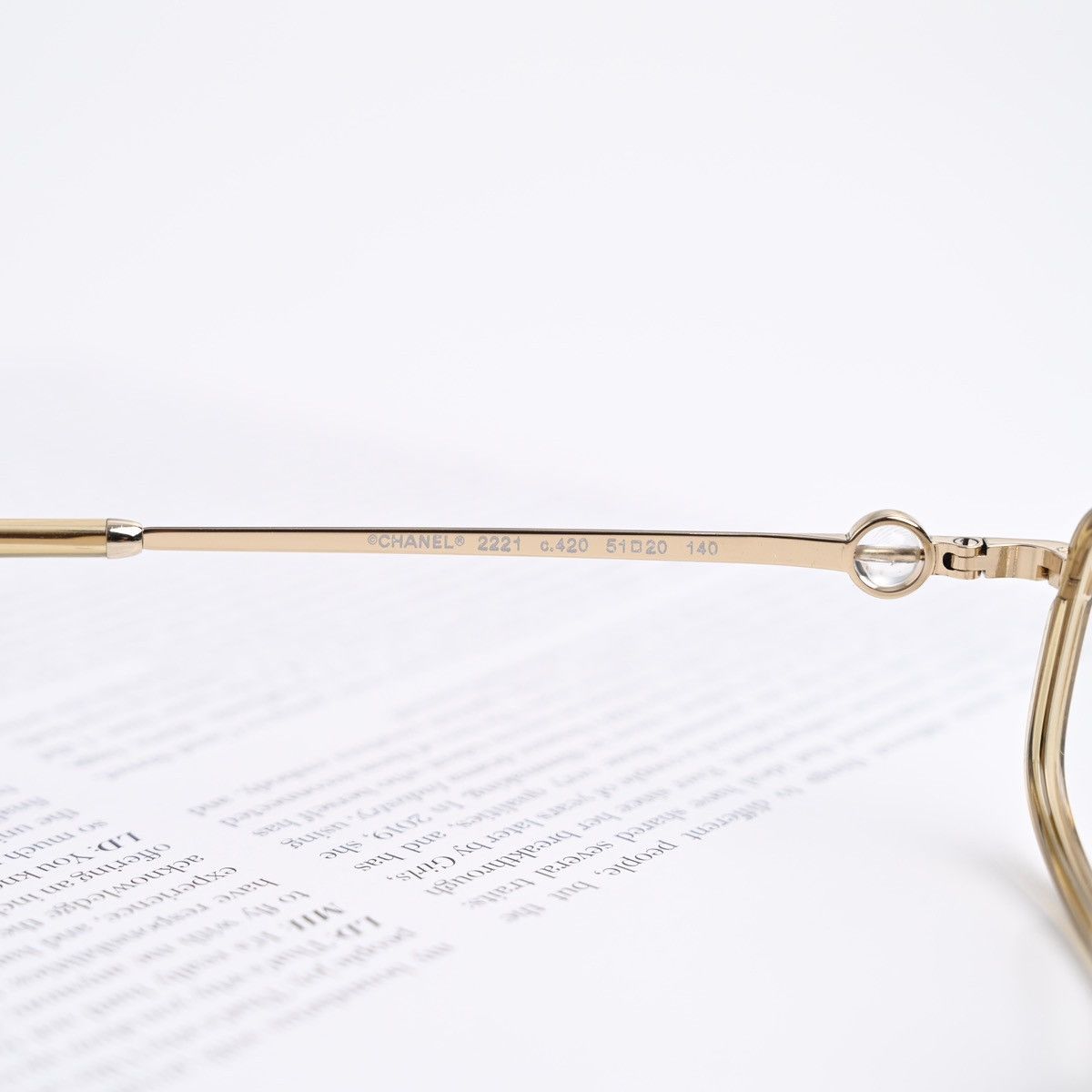Chanel CHANEL 0CH2221 C420 GLASSES Size ONE SIZE - 5 Thumbnail