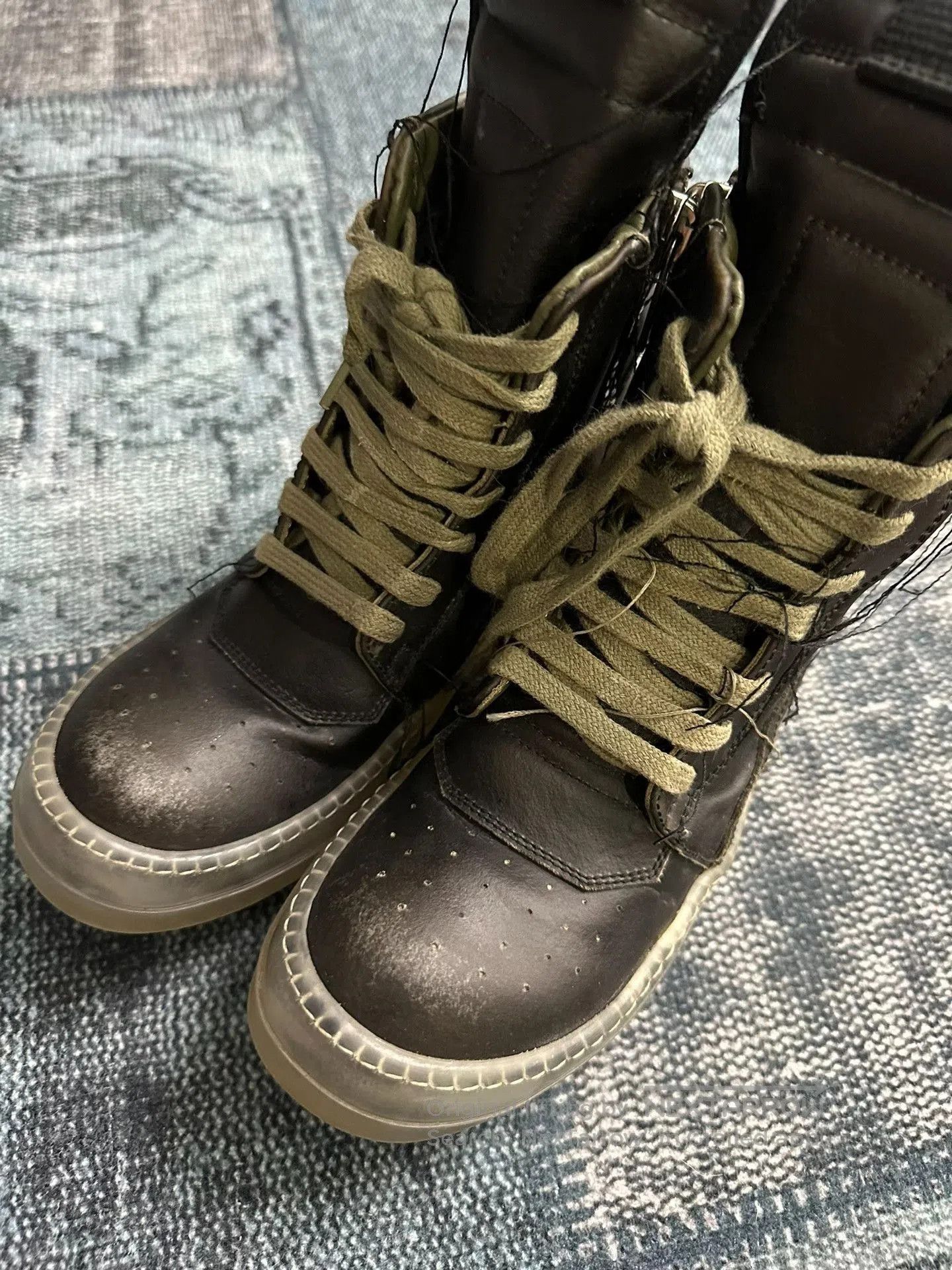 Rick Owens Rick Owens Black Phantom Tassel Inverted Triangle 36. Size US 5 / EU 37 - 5 Thumbnail