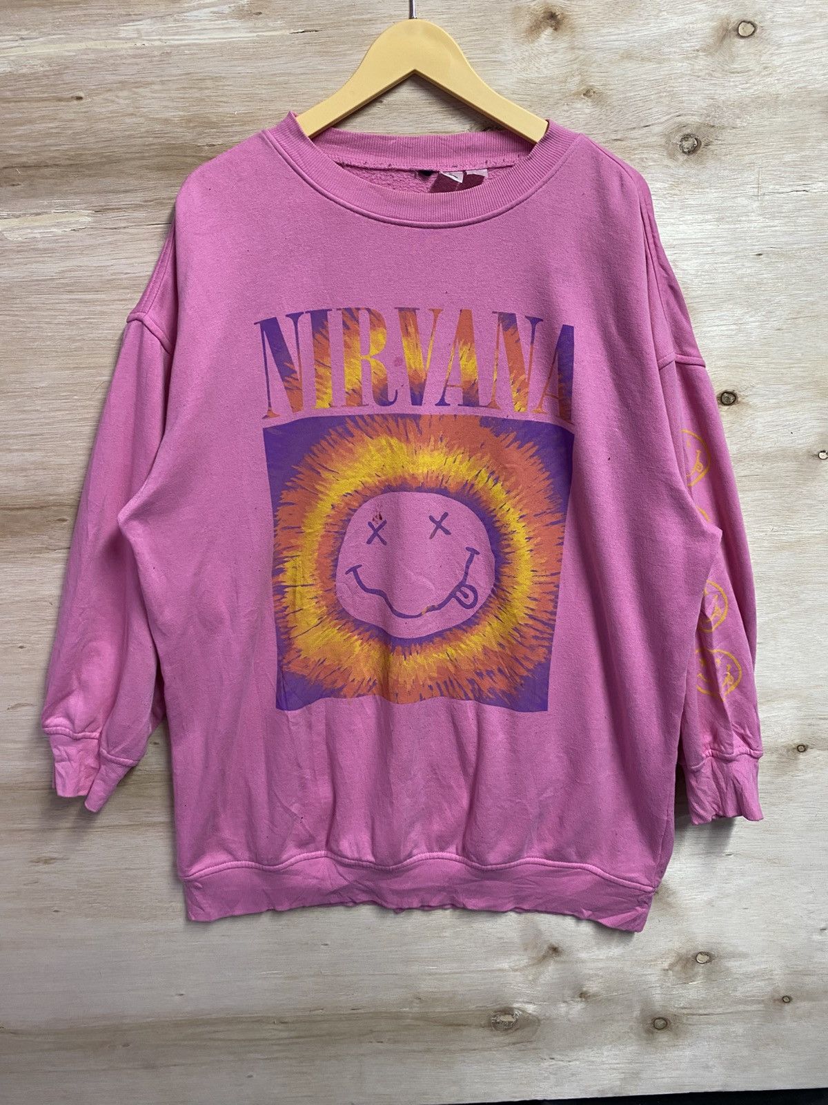 H&M Nirvana X H&m sweatshirt big logo spell out Size XXL / US 16-18 / IT 52-54 - 1 Thumbnail