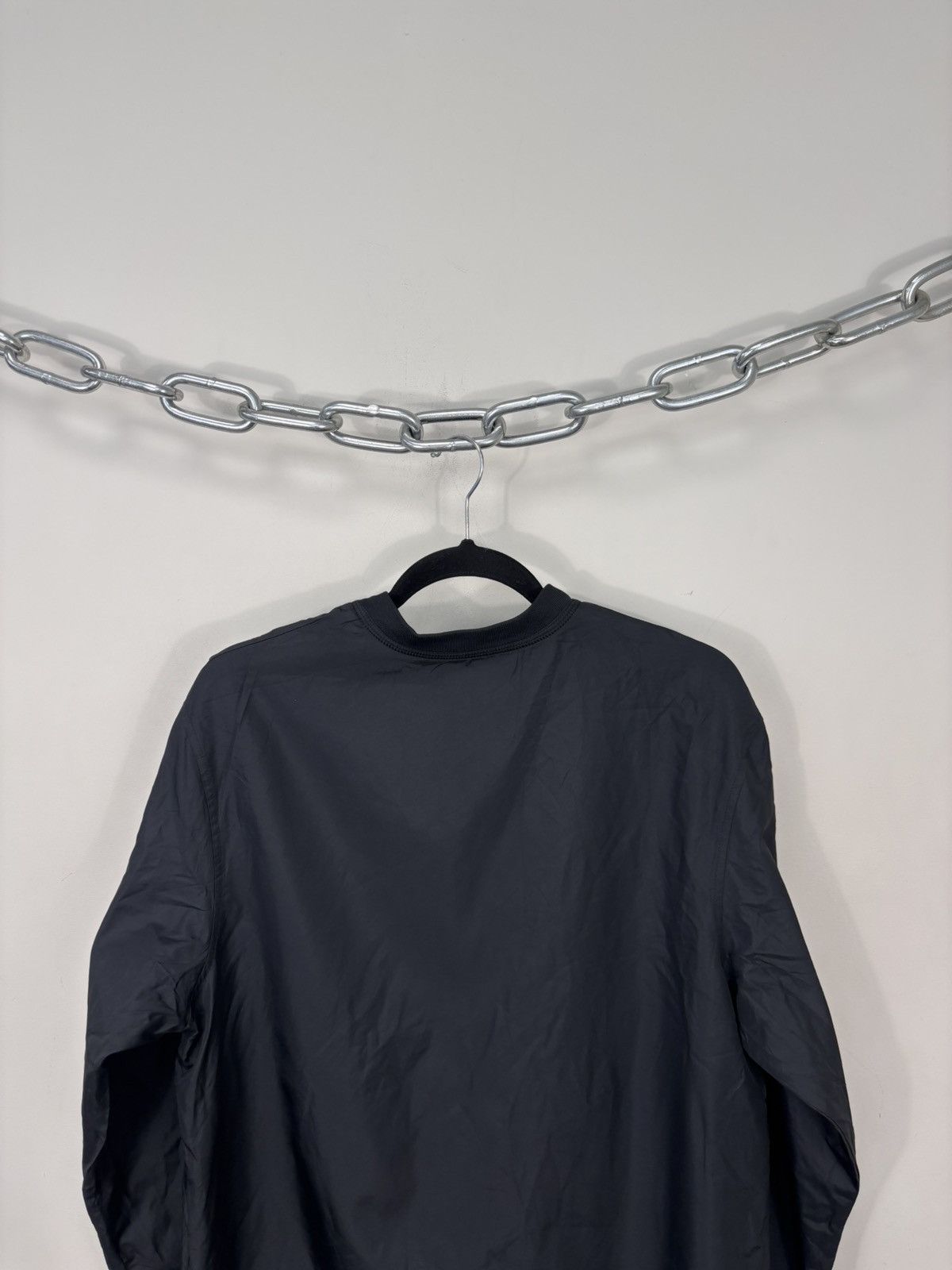 Nike Vintage Nike Y2K Black Tech Hype V-Neck Jacket Pullover Size US M / EU 48-50 / 2 - 17 Thumbnail