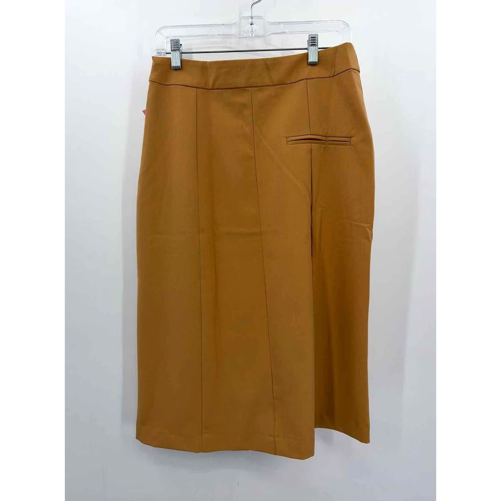 Vintage Pre-Owned MNG Tan Midi Pencil Skirt Size Medium Size 32" / US 10 / IT 46 - 2 Thumbnail
