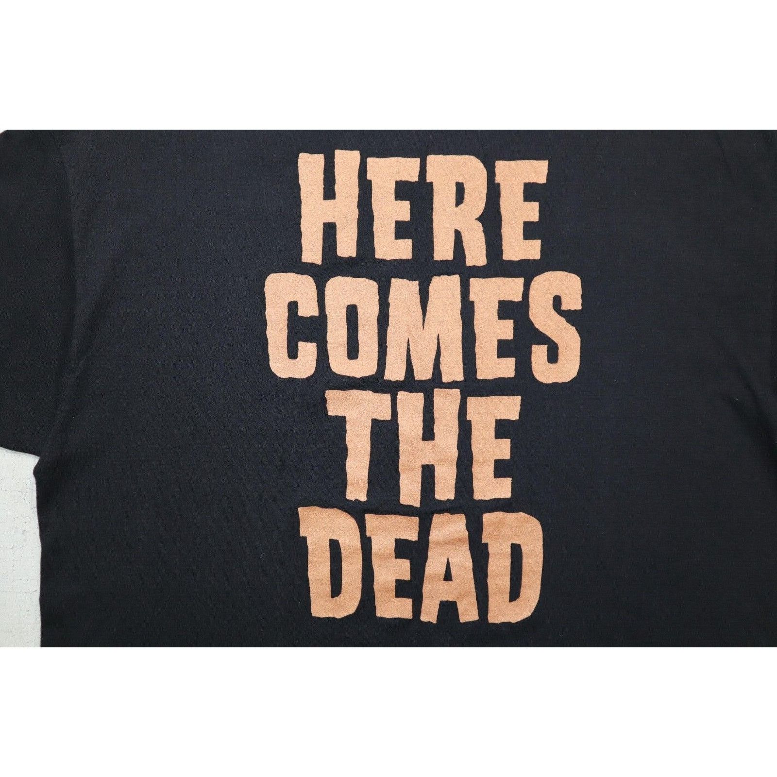 Hanes Vintage 90s Misfits Pushead T Shirt Here Comes Dead Vampire Size US XL / EU 56 / 4 - 7 Thumbnail
