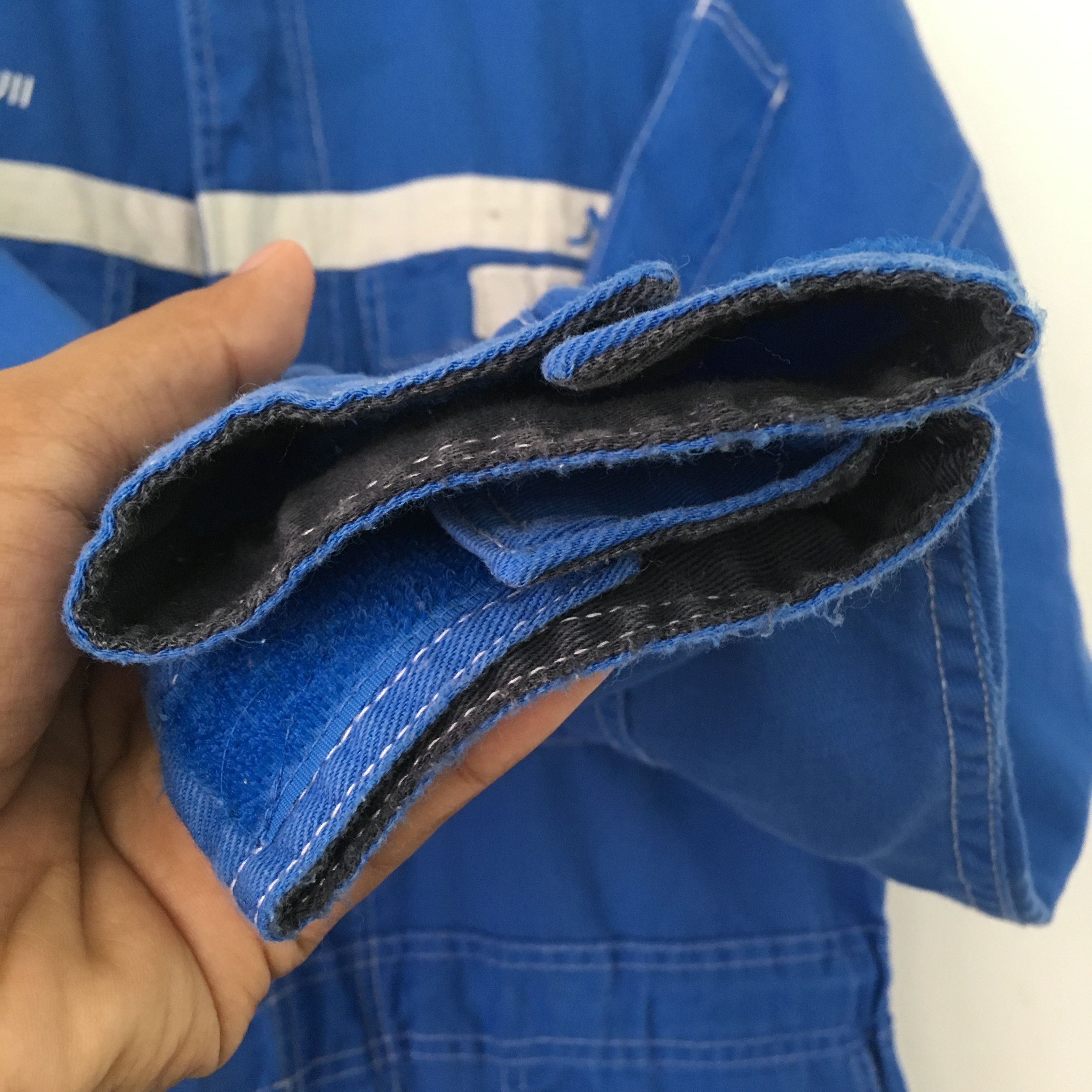 Japanese Brand Vintage 90's Netz Japan Factory Blue Coverall Racing Coat Size US L / EU 52-54 / 3 - 10 Thumbnail