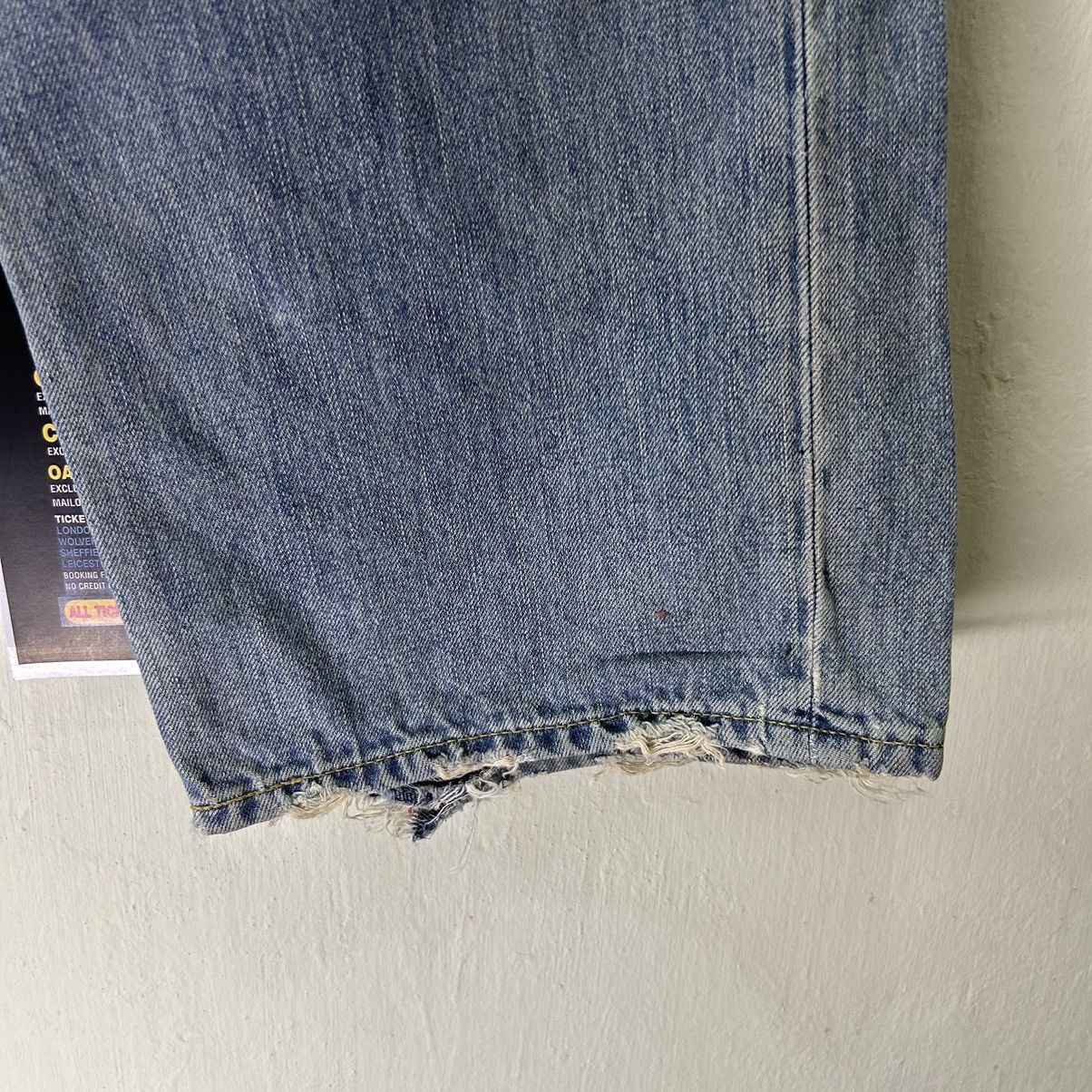 Levi's Vintage Levi’s 504 Y2k Distressed Denim Size US 30 / EU 46 - 5 Thumbnail