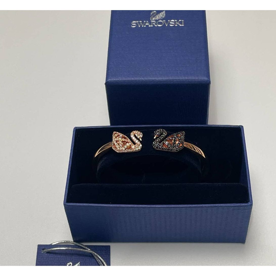 Swarovski Swarovski Facet Swan Bangle Bracelet Multi Color, Size Small Size ONE SIZE - 2 Thumbnail