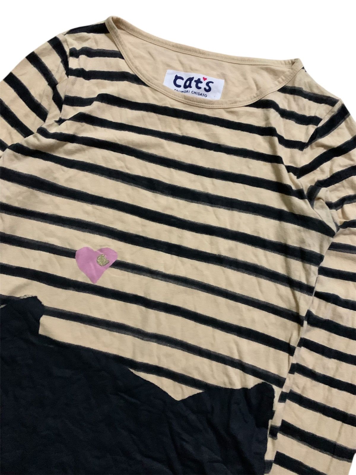 Tsumori Chisato 💥Issey Miyake Tsumori Chisato Cats Stripe Shirt Size S / US 4 / IT 40 - 2 Thumbnail