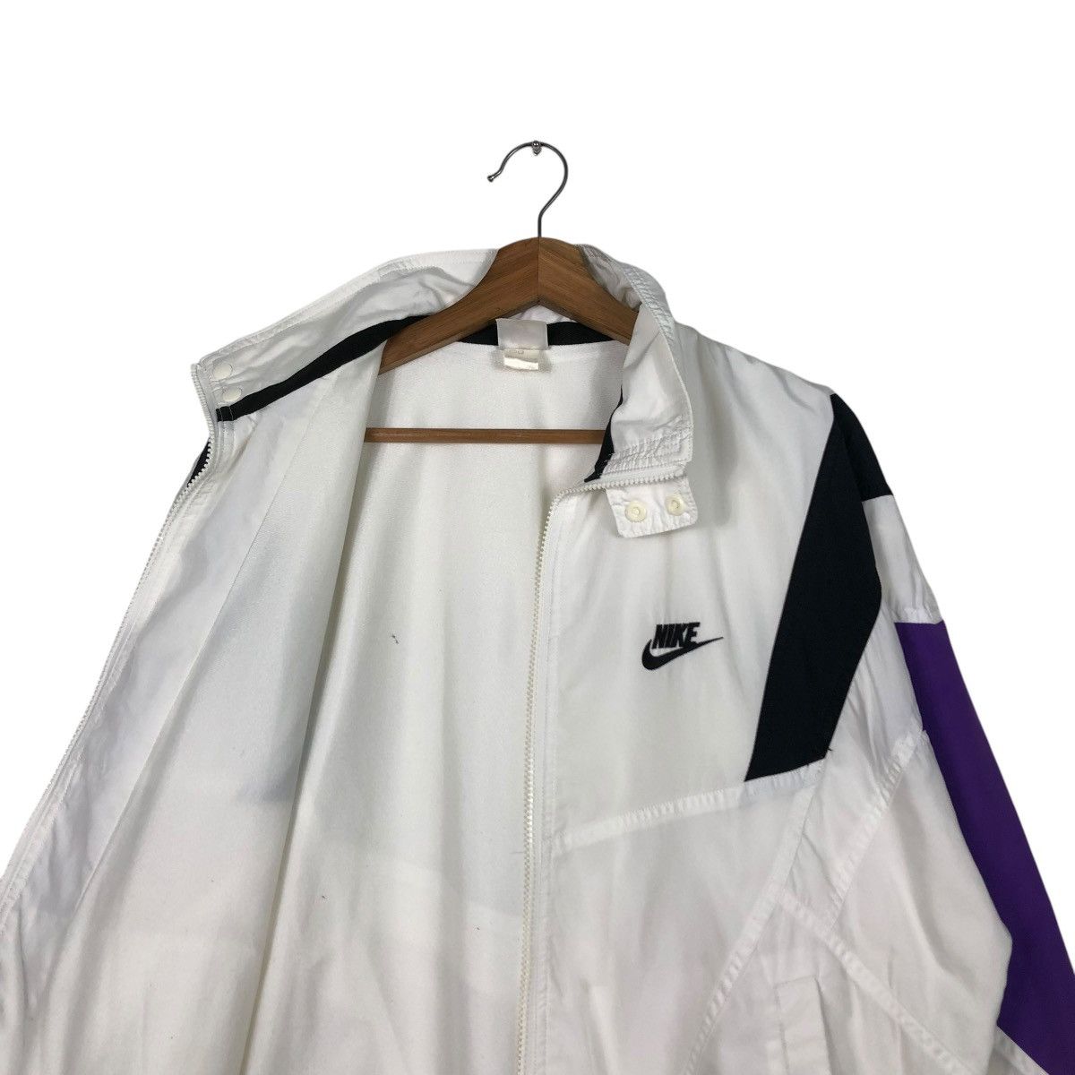 Nike 🔥VINTAGE ZIPPER JACKET NIKE BIG SWOOSH LOGO Size US M / EU 48-50 / 2 - 14 Thumbnail
