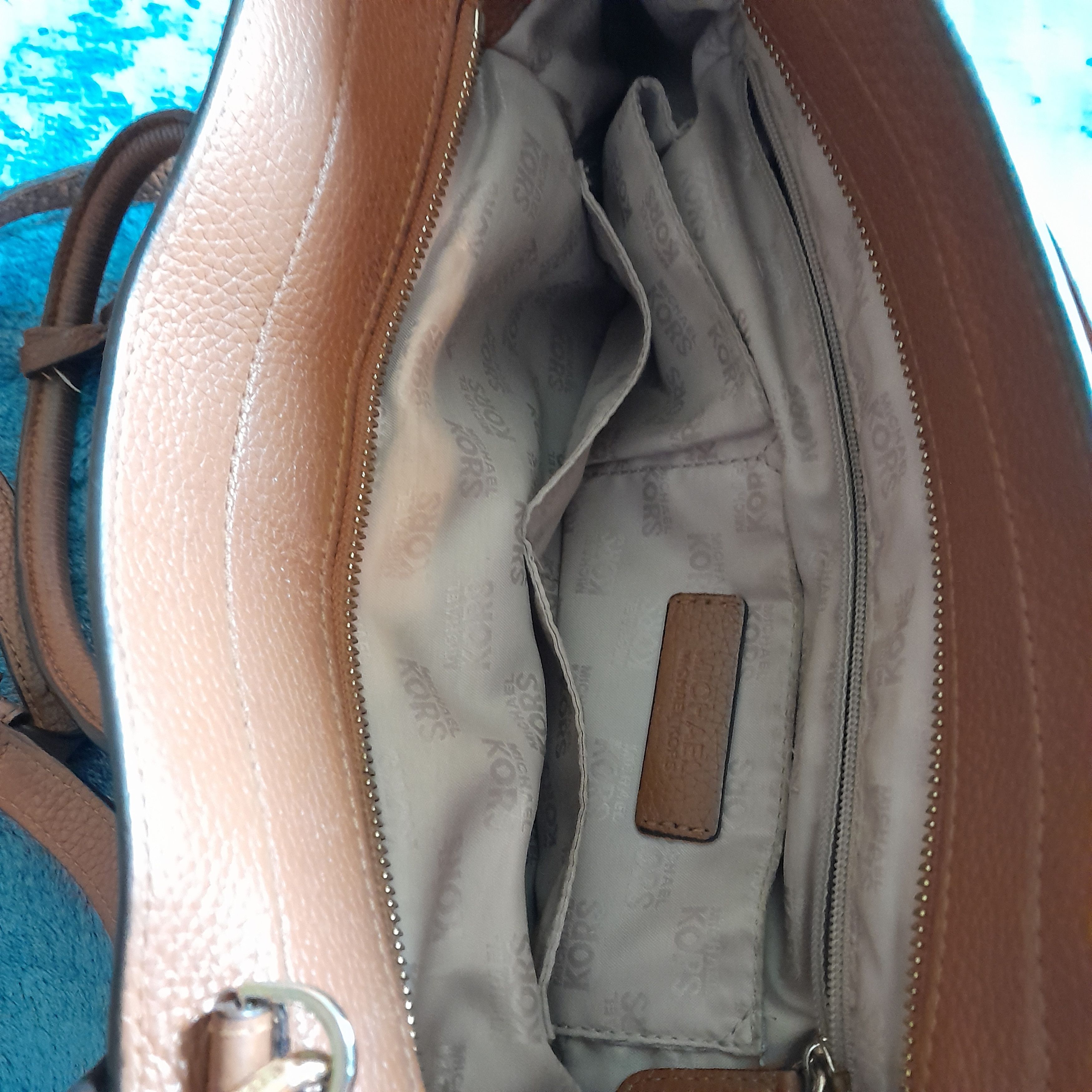 Michael Kors Michael Kors Women’s Brown Crossbody Leather Bag Size ONE SIZE - 6 Thumbnail