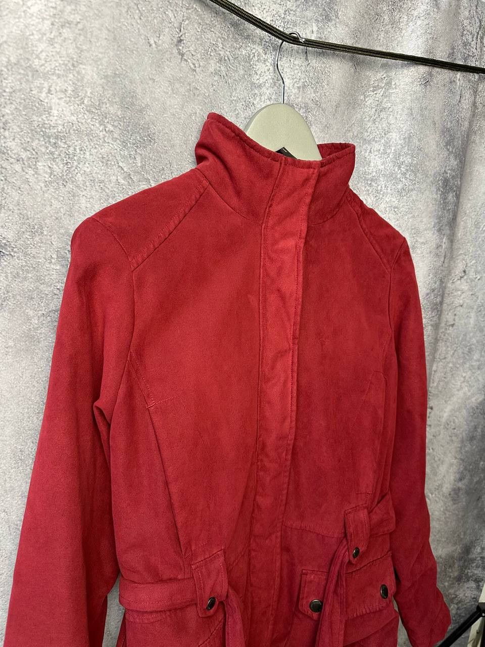 Designer × Musto × Vintage Musto Purple Label Jacket Burgundy Zip Buttons Coat Belted Size M / US 6-8 / IT 42-44 - 4 Thumbnail