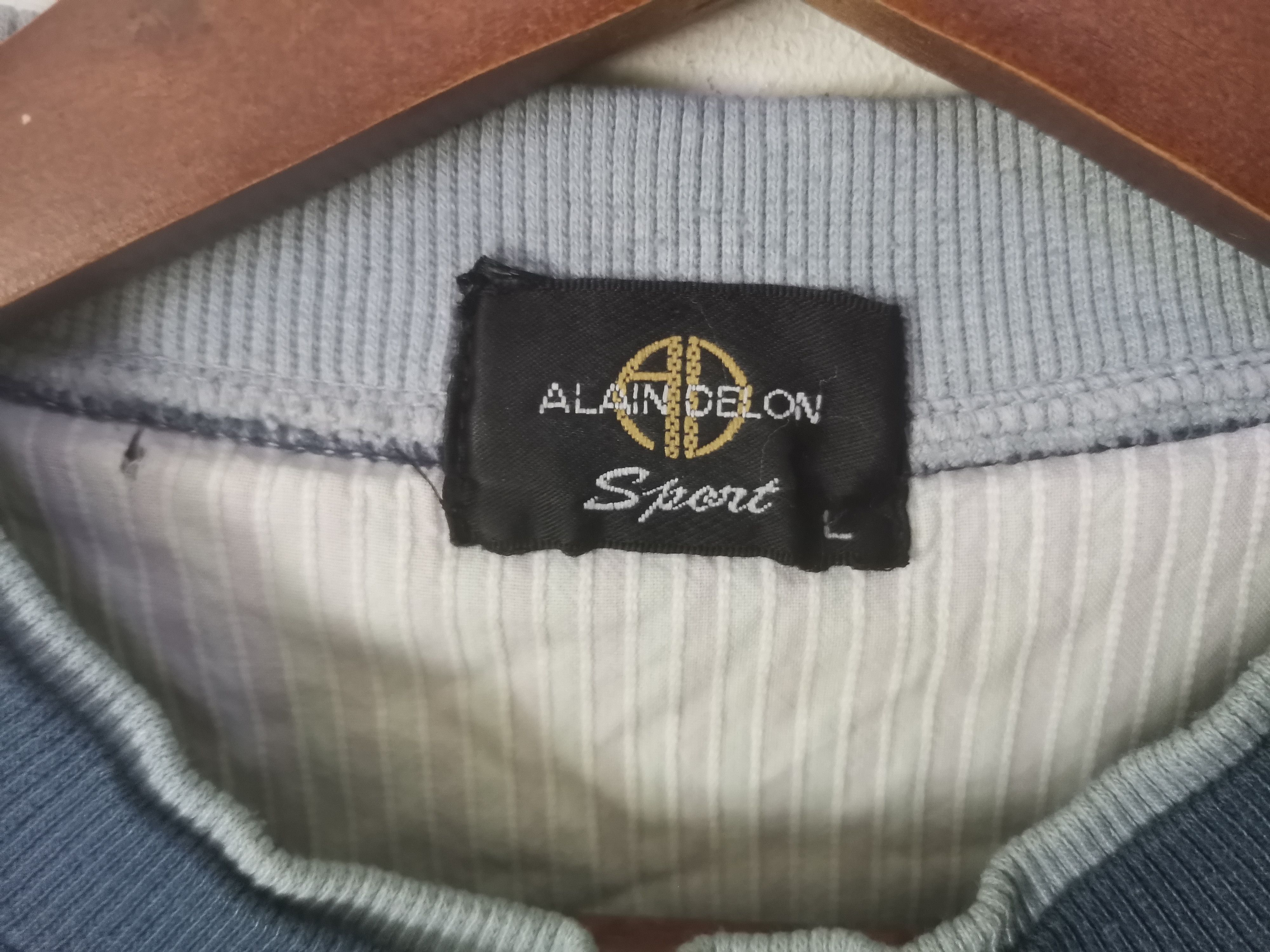 ALAIN DELON × Vintage Rare ALAIN DELON sports sweatshirt nice design Size US L / EU 52-54 / 3 - 4 Thumbnail