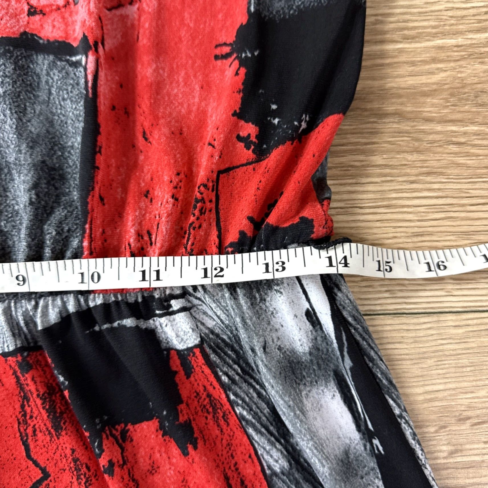 Vintage CATO Red Lightweight Maxi Dress Womens Medium Hi-Lo Cocktail Gown Size M / US 6-8 / IT 42-44 - 7 Thumbnail