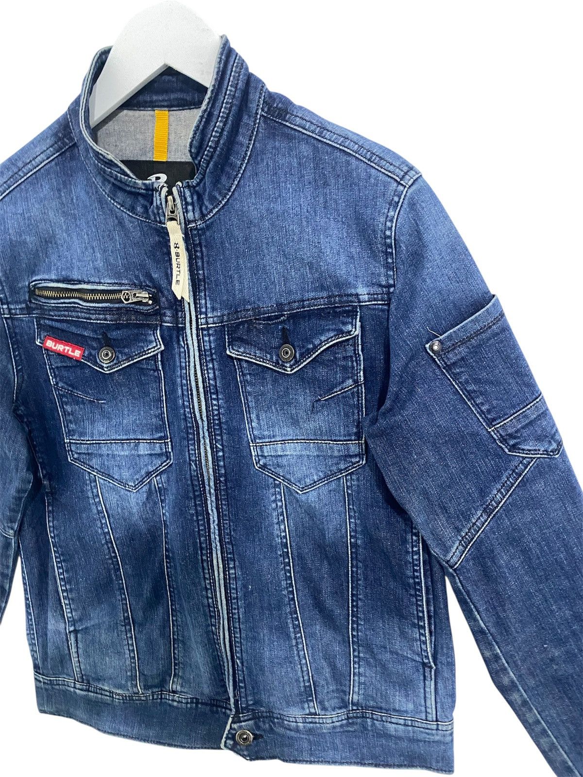 Japanese Brand Burtle Workwear Jeans Jacket Size US M / EU 48-50 / 2 - 2 Thumbnail