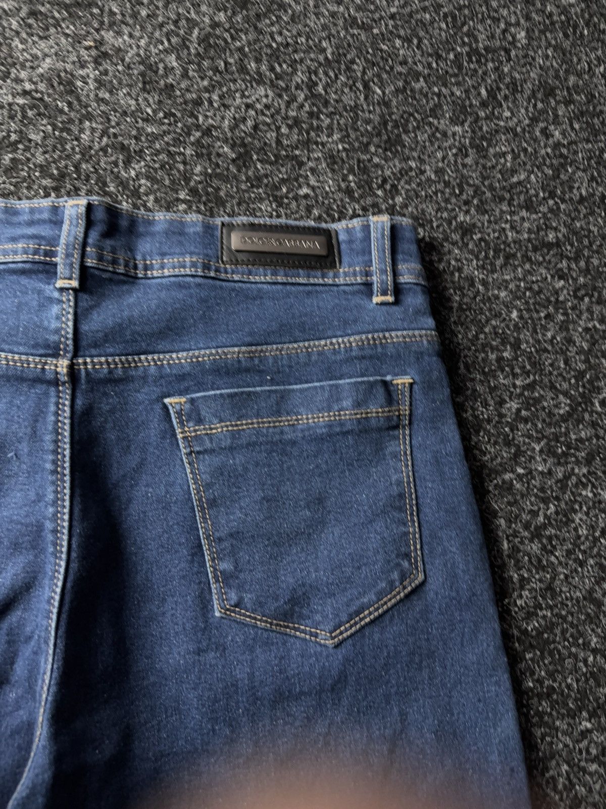 Dolce & Gabbana Designer Dolce & Gabbana Italy Distressed Straight Jeans Size 32" / US 10 / IT 46 - 17 Thumbnail