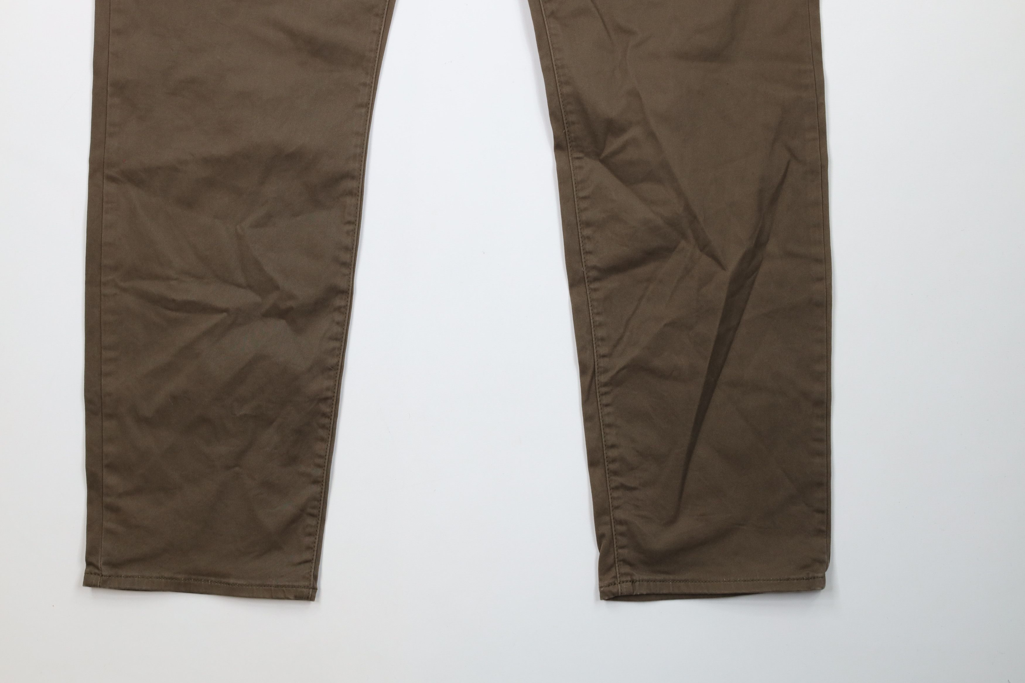 Lucky Brand Lucky Brand Slim Straight Leg Stretch Pants Trousers Brown Size US 36 / EU 52 - 5 Thumbnail