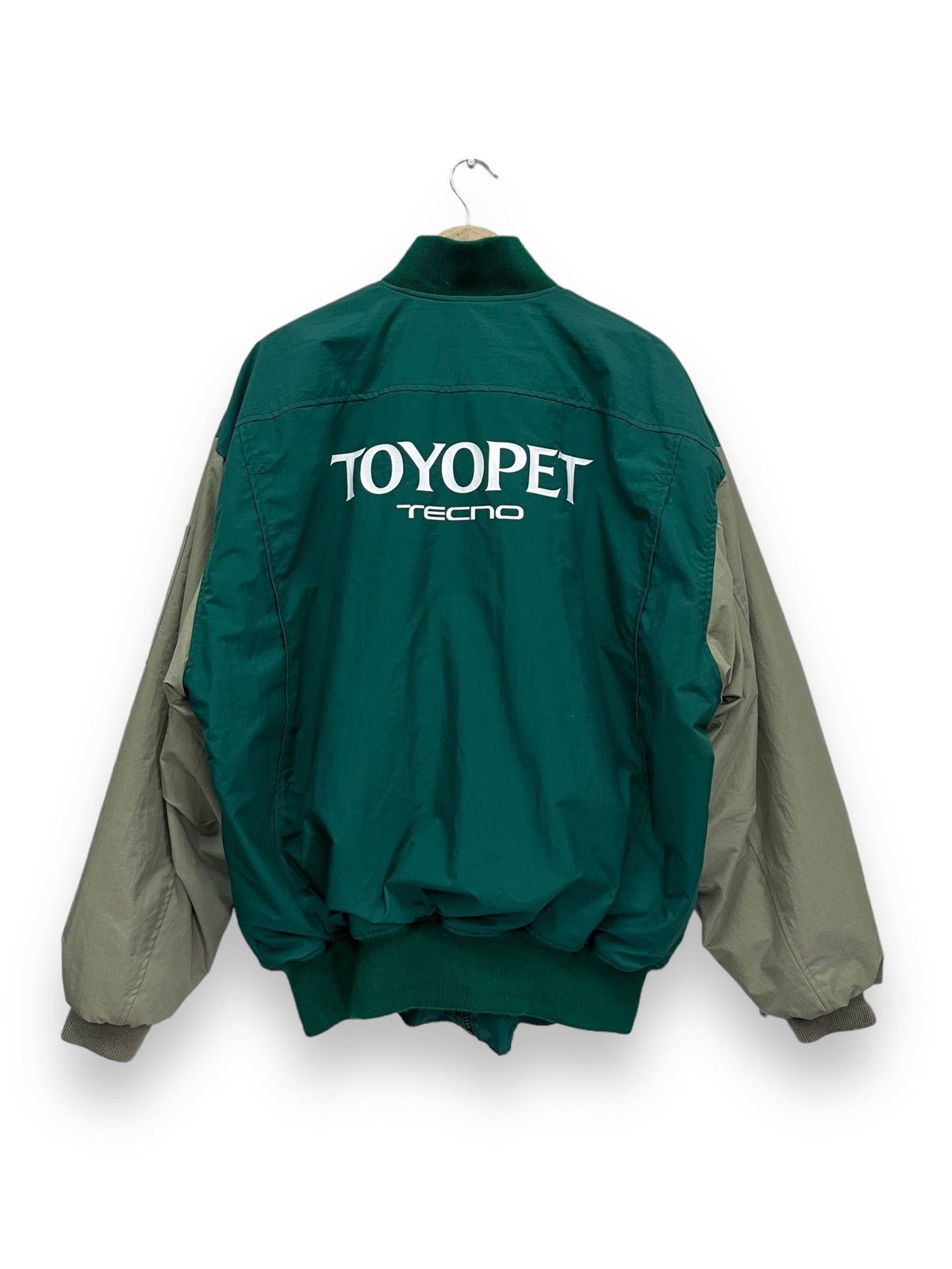 Other 🏁🔥TOYOTA TECNO TOYOPET JAPAN Quilted Lined Bomber Jacket Size US L / EU 52-54 / 3 - 3 Thumbnail