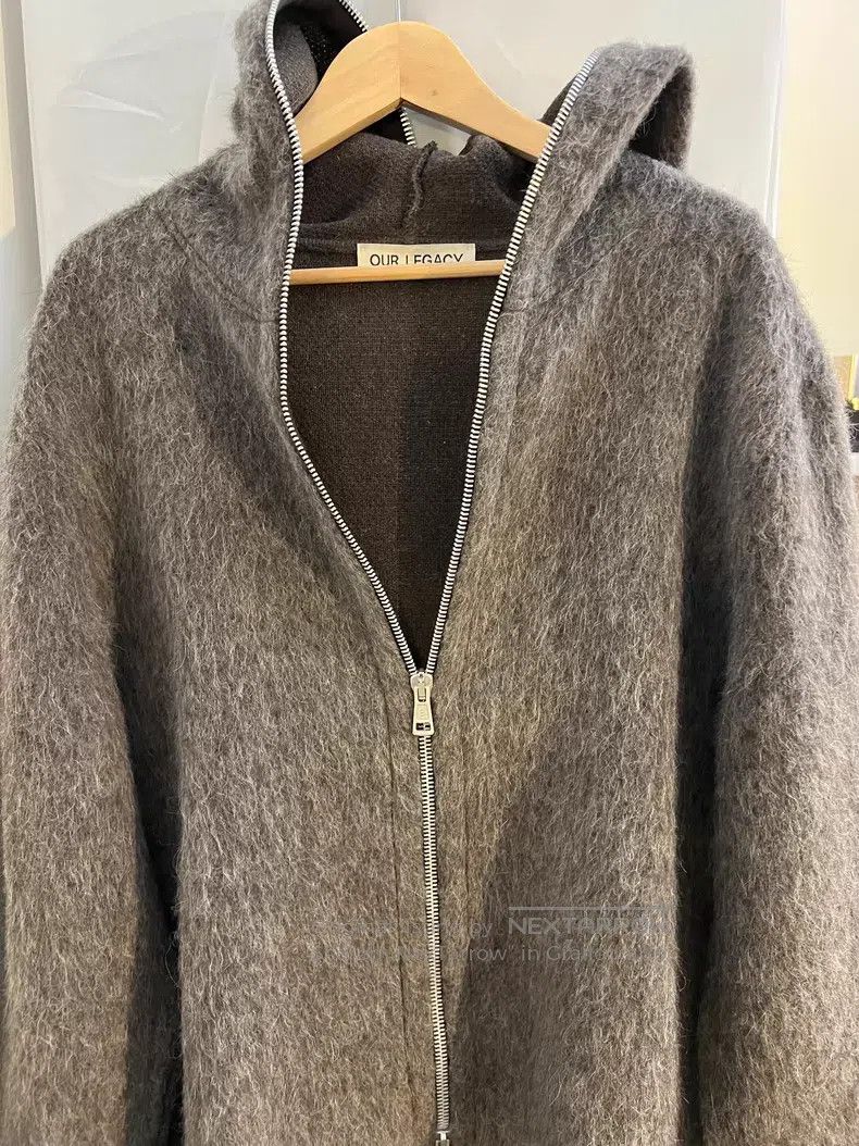 Our Legacy Our Legacy Full-zip hooded plush jacket Size US M / EU 48-50 / 2 - 1 Thumbnail