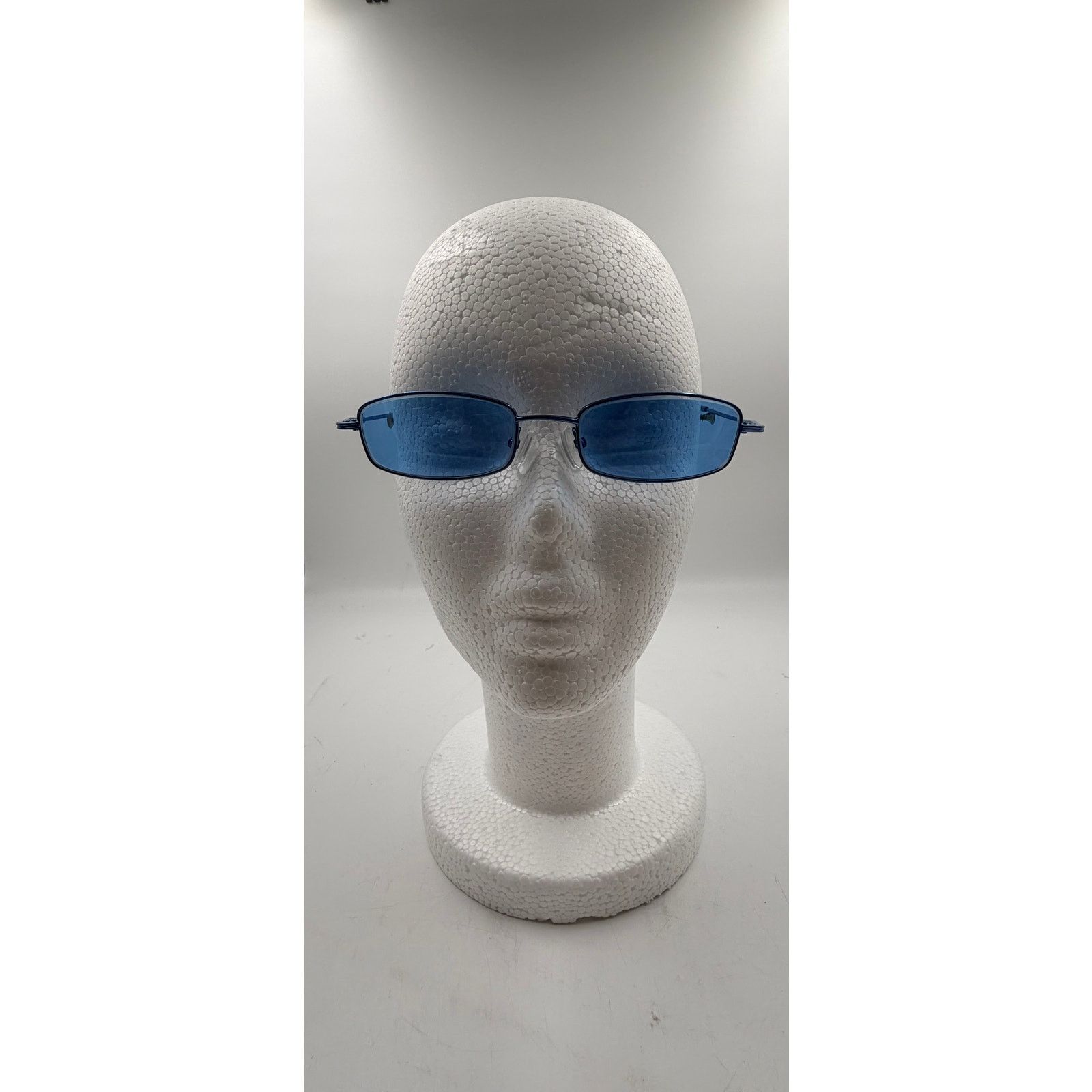 Other Zenni Optical 411516 Eyeglass Frame Blue Metal Eyewear Size ONE SIZE - 1 Thumbnail
